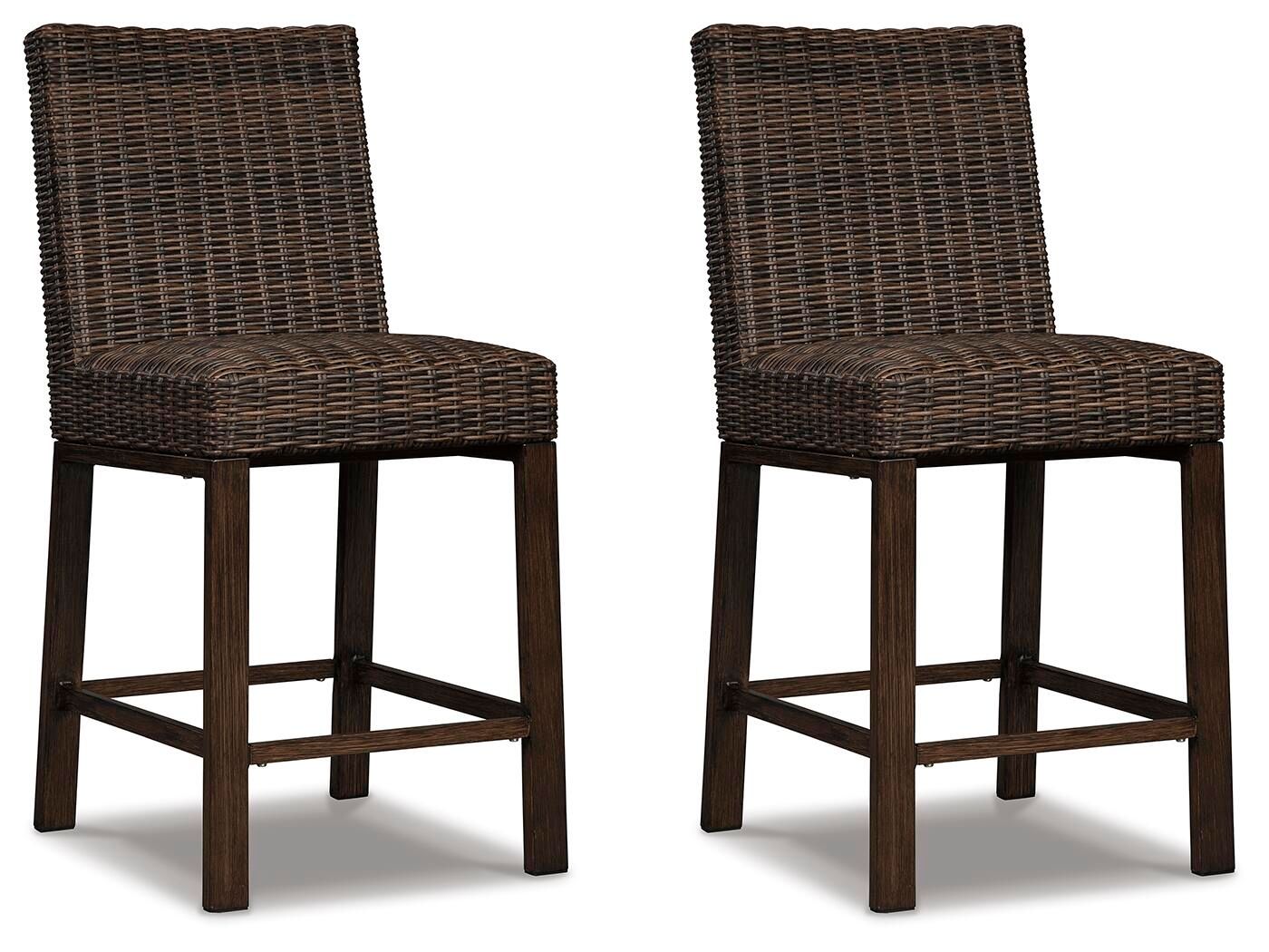 Paradise Trail - Barstool (Set of 2) - Medium Brown - Urban Living Furniture (Los Angeles, CA)