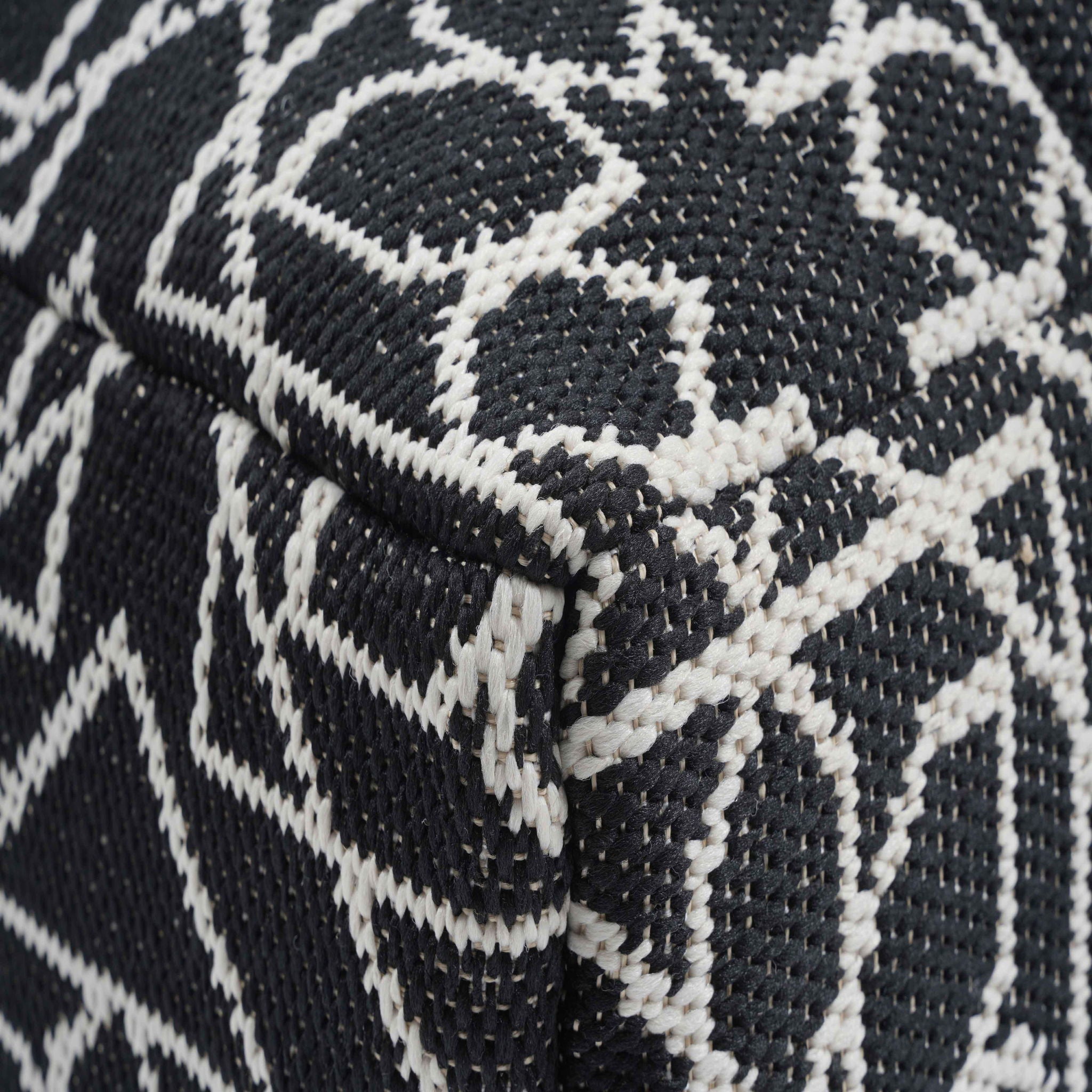 Chiara - Outdoor Accent Pouf - Black - Urban Living Furniture (Los Angeles, CA)