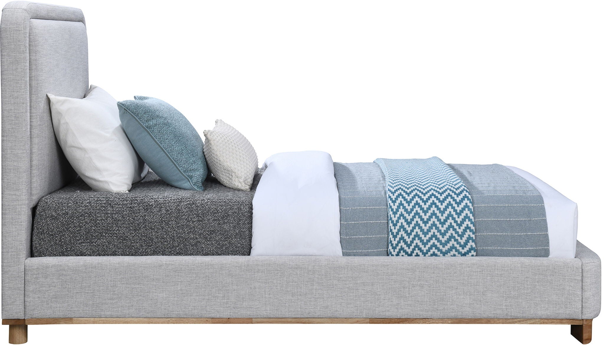 Nolita - Bed With Natural Base - Urban Living Furniture (Los Angeles, CA)