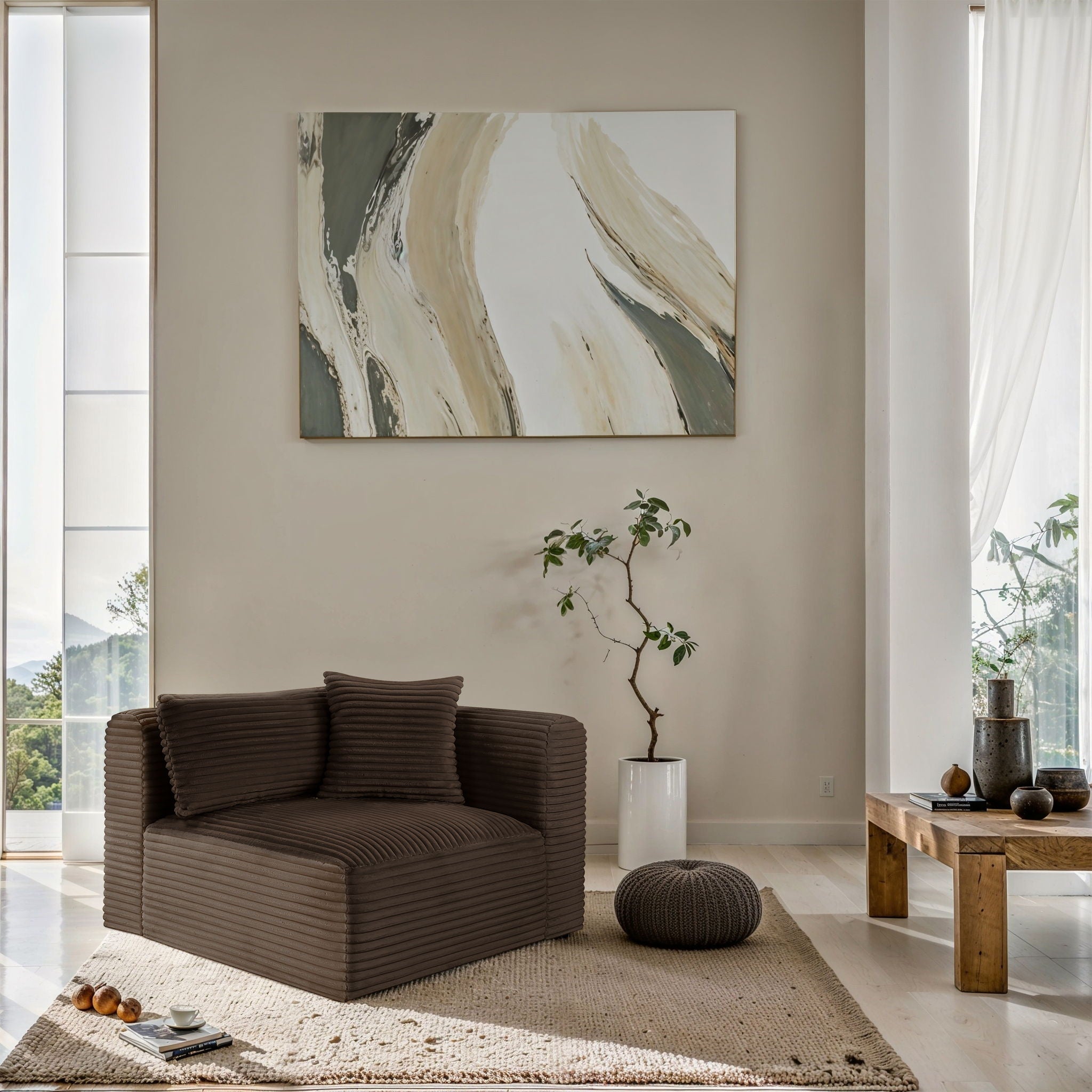 Shaggy - Corner Chair - Urban Living Furniture (Los Angeles, CA)
