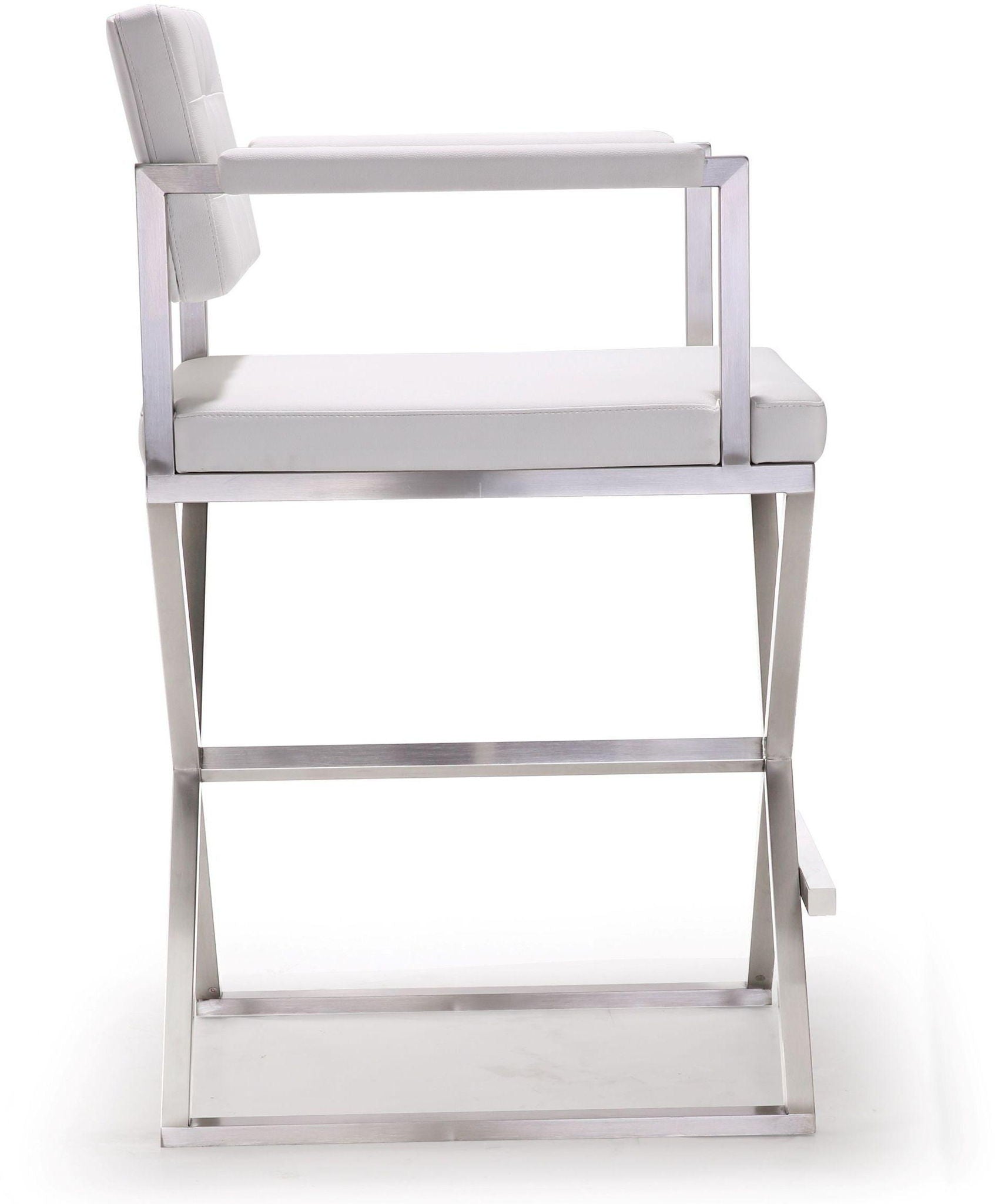 Director - Stainless Steel Counter Stool - Urban Living Furniture (Los Angeles, CA)