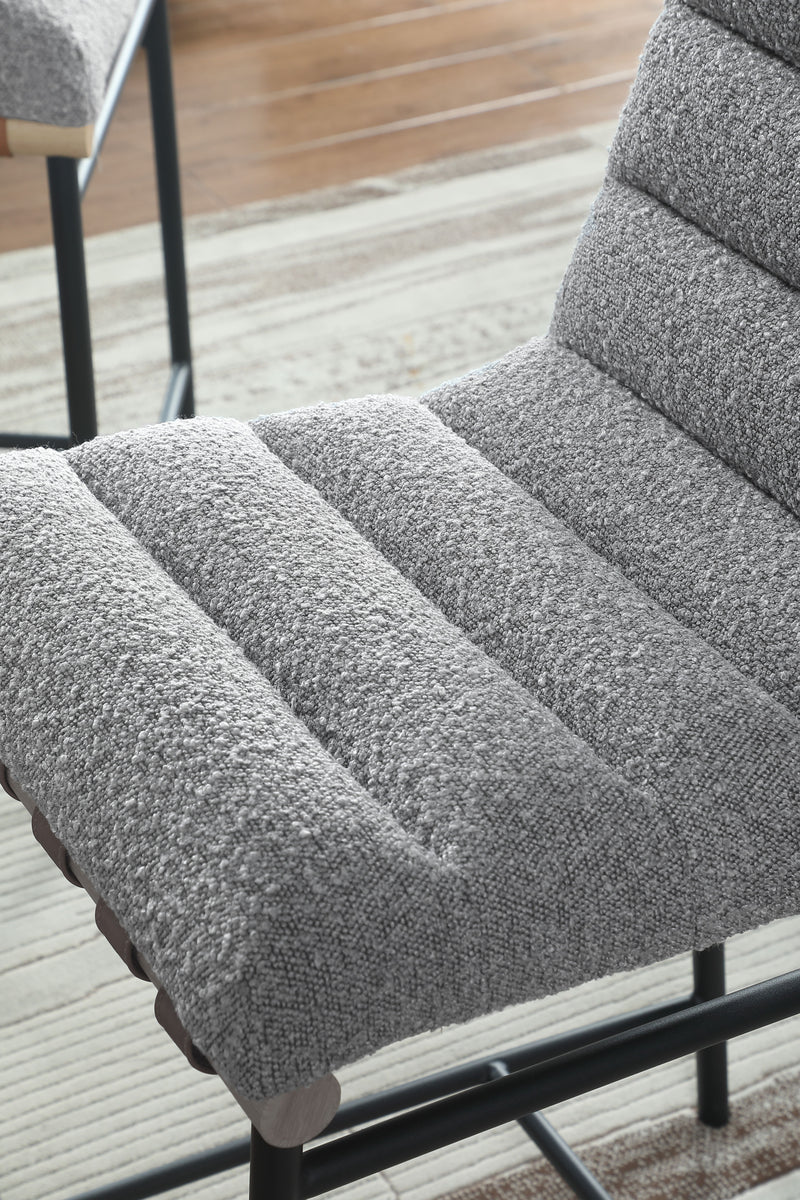Lahni - 17" Boucle Fabric Counter Height Chair - Urban Living Furniture (Los Angeles, CA)