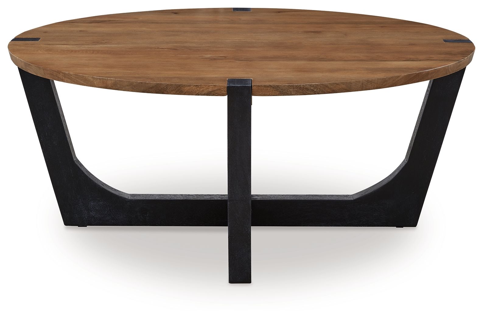Hanneforth - Round Cocktail Table - Brown - Urban Living Furniture (Los Angeles, CA)