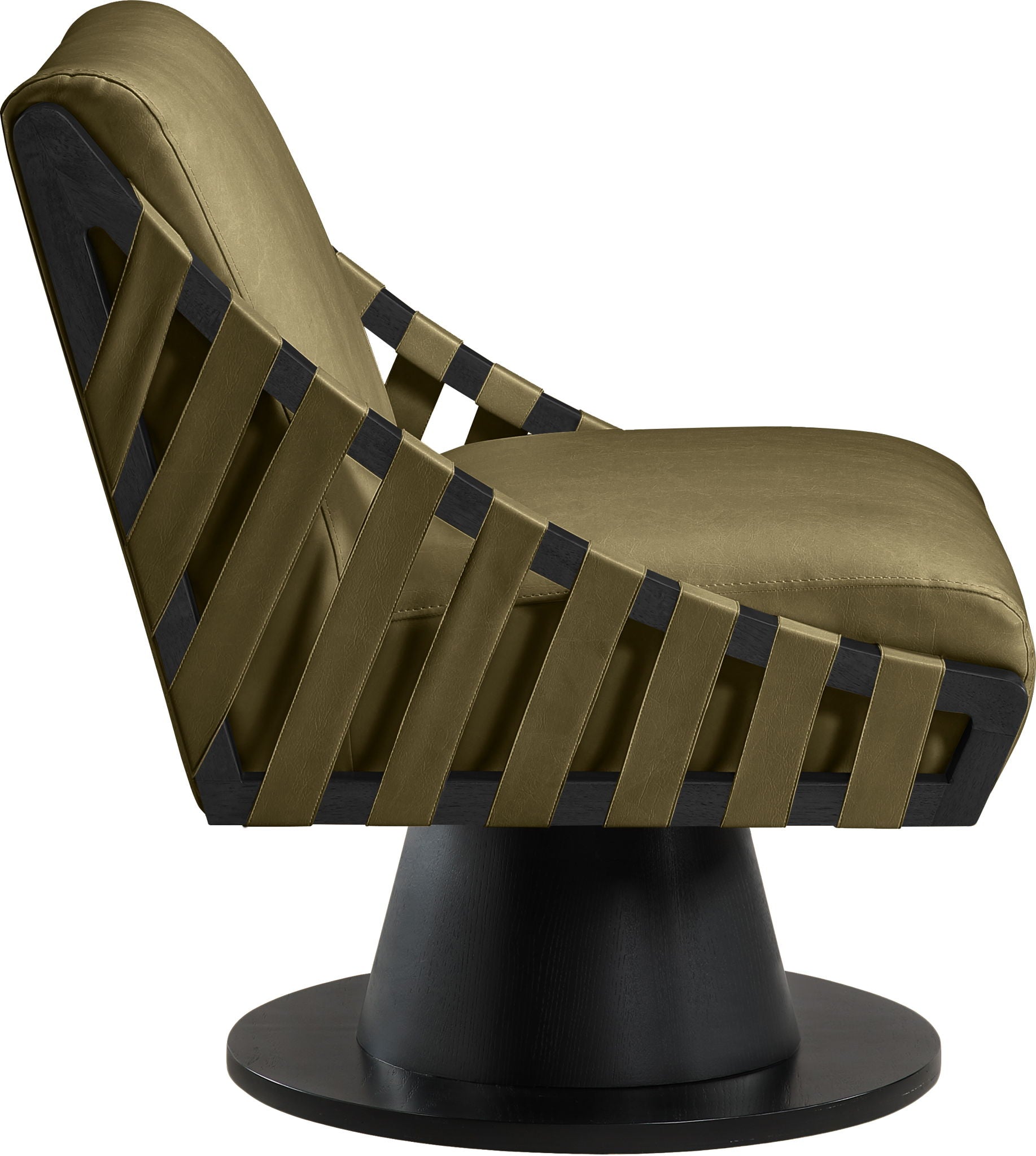 Millwin - Swivel Accent Chair With Black Base - Urban Living Furniture (Los Angeles, CA)
