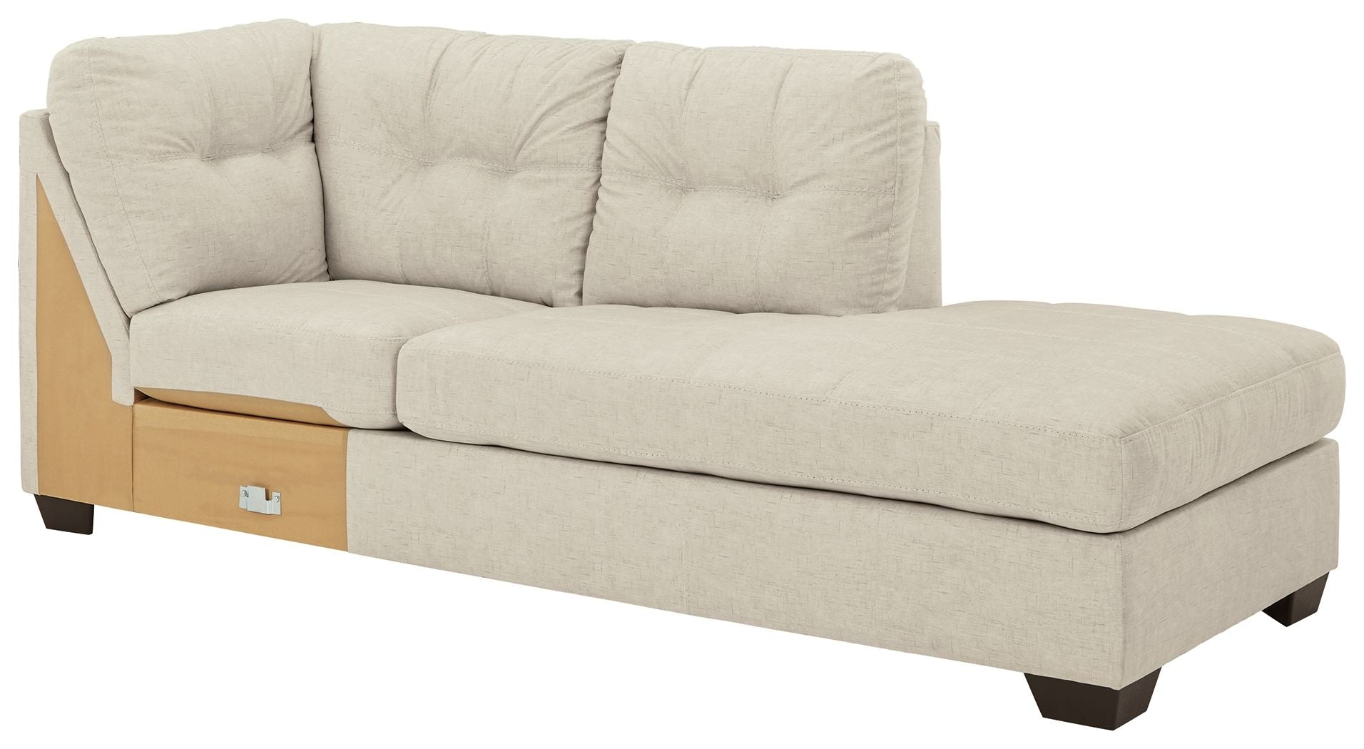 Falkirk - Parchment - RAF Corner Chaise - Urban Living Furniture (Los Angeles, CA)