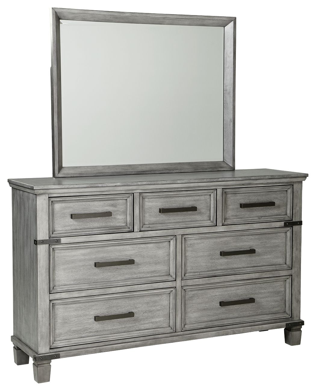 Russelyn - Gray - Dresser, Mirror - Urban Living Furniture (Los Angeles, CA)