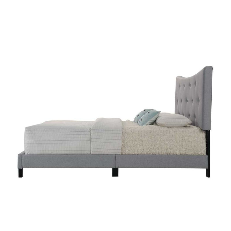 Venacha - Queen Bed - Gray Fabric - Urban Living Furniture (Los Angeles, CA)