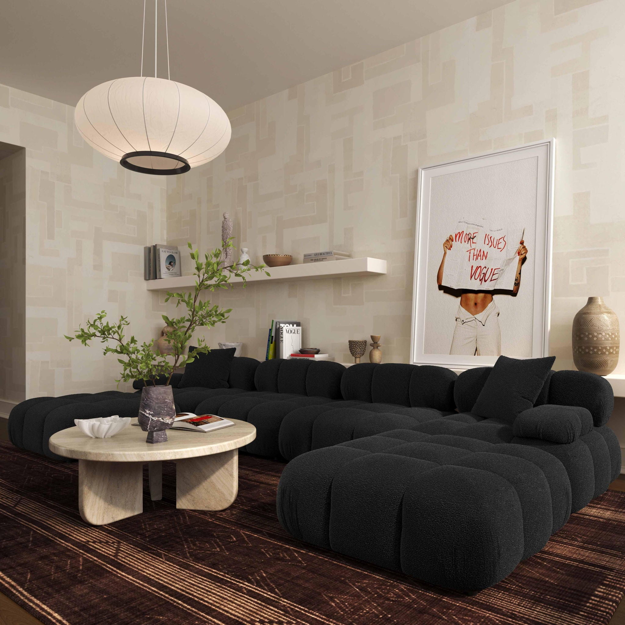 Calliope - Modular Armless Chair - Urban Living Furniture (Los Angeles, CA)