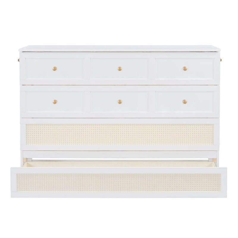 Murphy Bed With Large Drawers, Space Saving Design