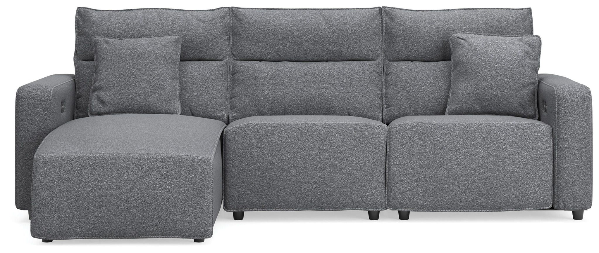 Modmax II - Reclining Sectional - Salt And Pepper - Urban Living Furniture (Los Angeles, CA)