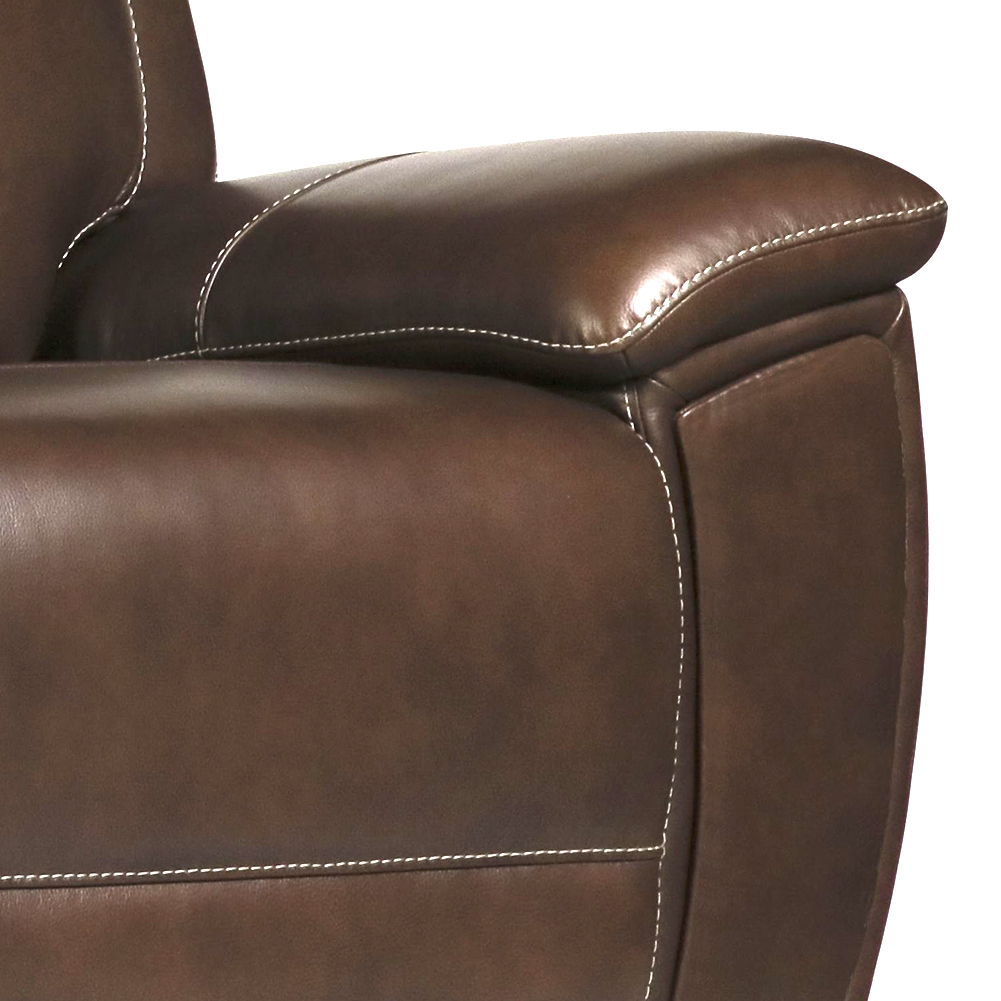 Jameson - Power Zero Gravity Console Loveseat - Hickory - Urban Living Furniture (Los Angeles, CA)