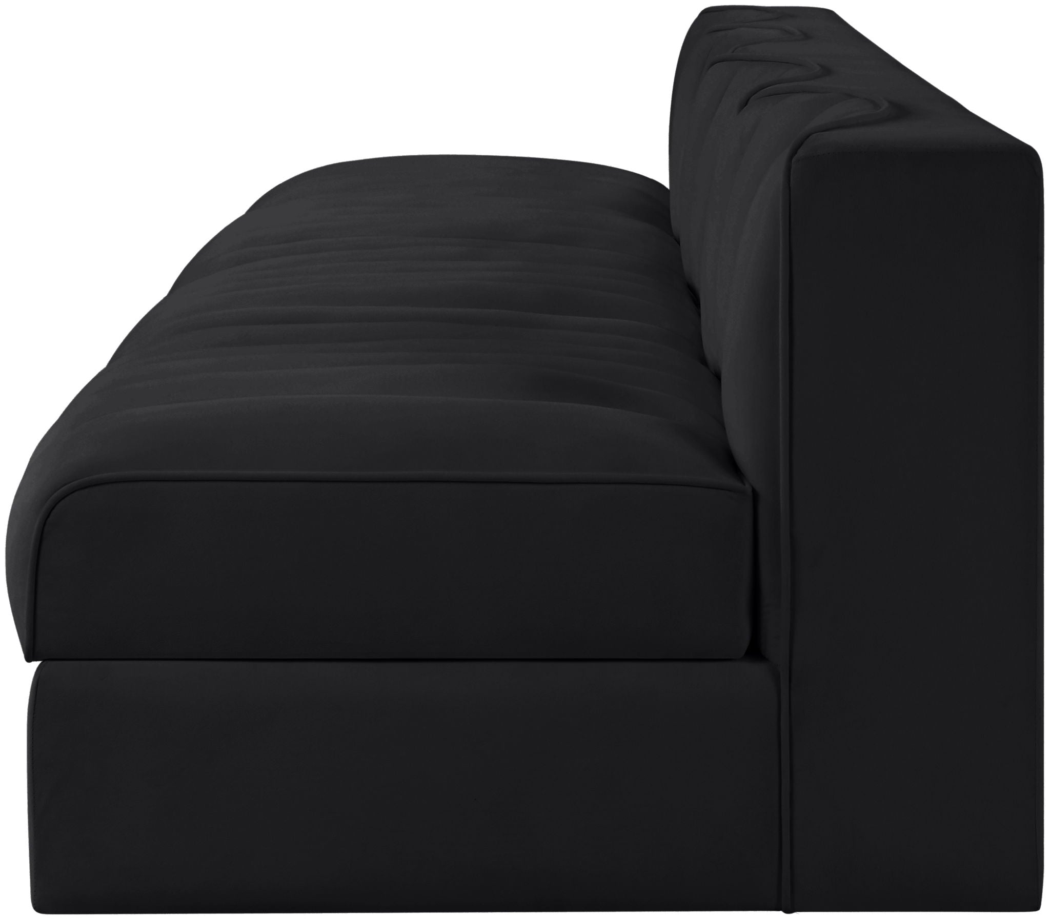 Rummi - Armless Velvet Performance Fabric Upholstered 4 Piece Modular Sofa - Urban Living Furniture (Los Angeles, CA)