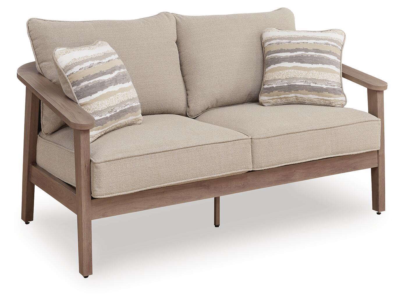 Harmony Headlands - Loveseat With Cushion - Natural / Gray - Urban Living Furniture (Los Angeles, CA)