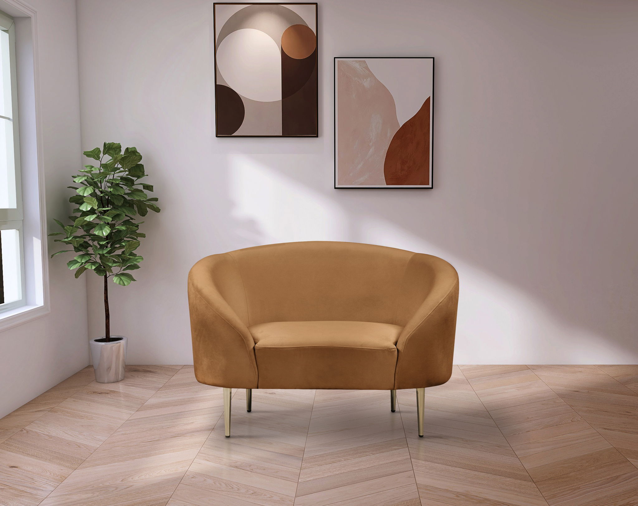 Ritz - Chair - Saddle - Urban Living Furniture (Los Angeles, CA)