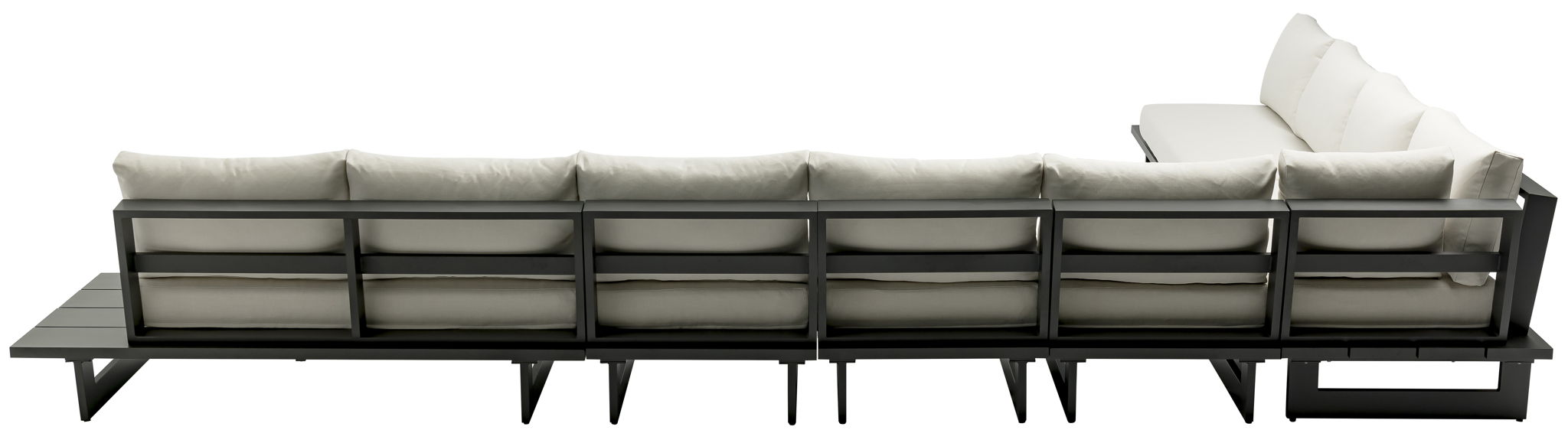 Maldives - 7 Piece Water Resistant Outdoor Patio Modular Sectional With Gray Base - Urban Living Furniture (Los Angeles, CA)