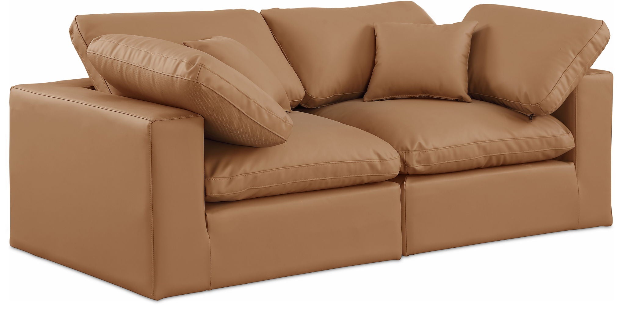 Comfy - Faux Leather Modular Sofa 2 Seats - Urban Living Furniture (Los Angeles, CA)