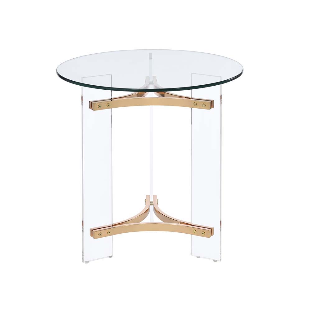 Sosi - End Table - Gold Finish - Urban Living Furniture (Los Angeles, CA)