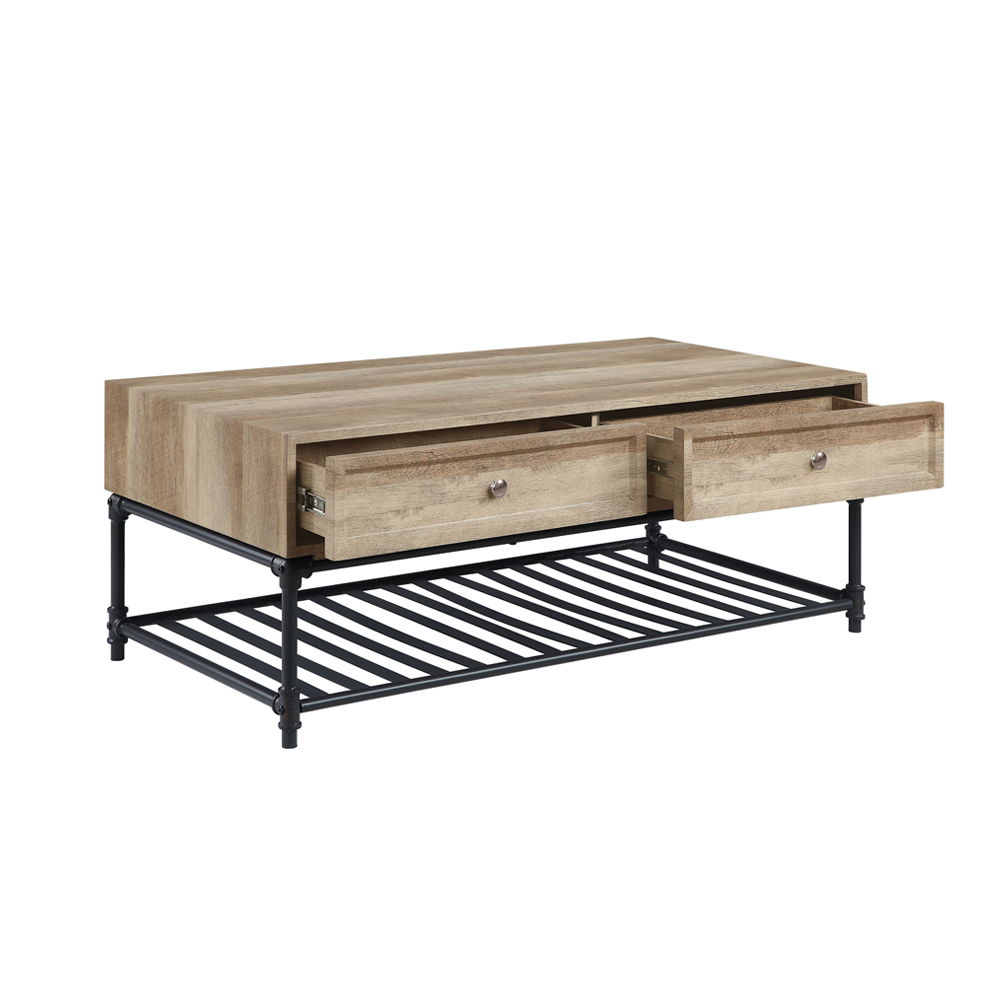 Brantley II - Coffee Table - Oak & Sandy Black - Urban Living Furniture (Los Angeles, CA)