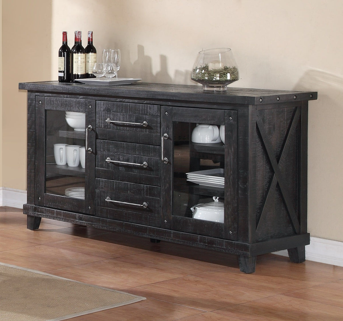 Yosemite - Solid Wood Sideboard - Cafe