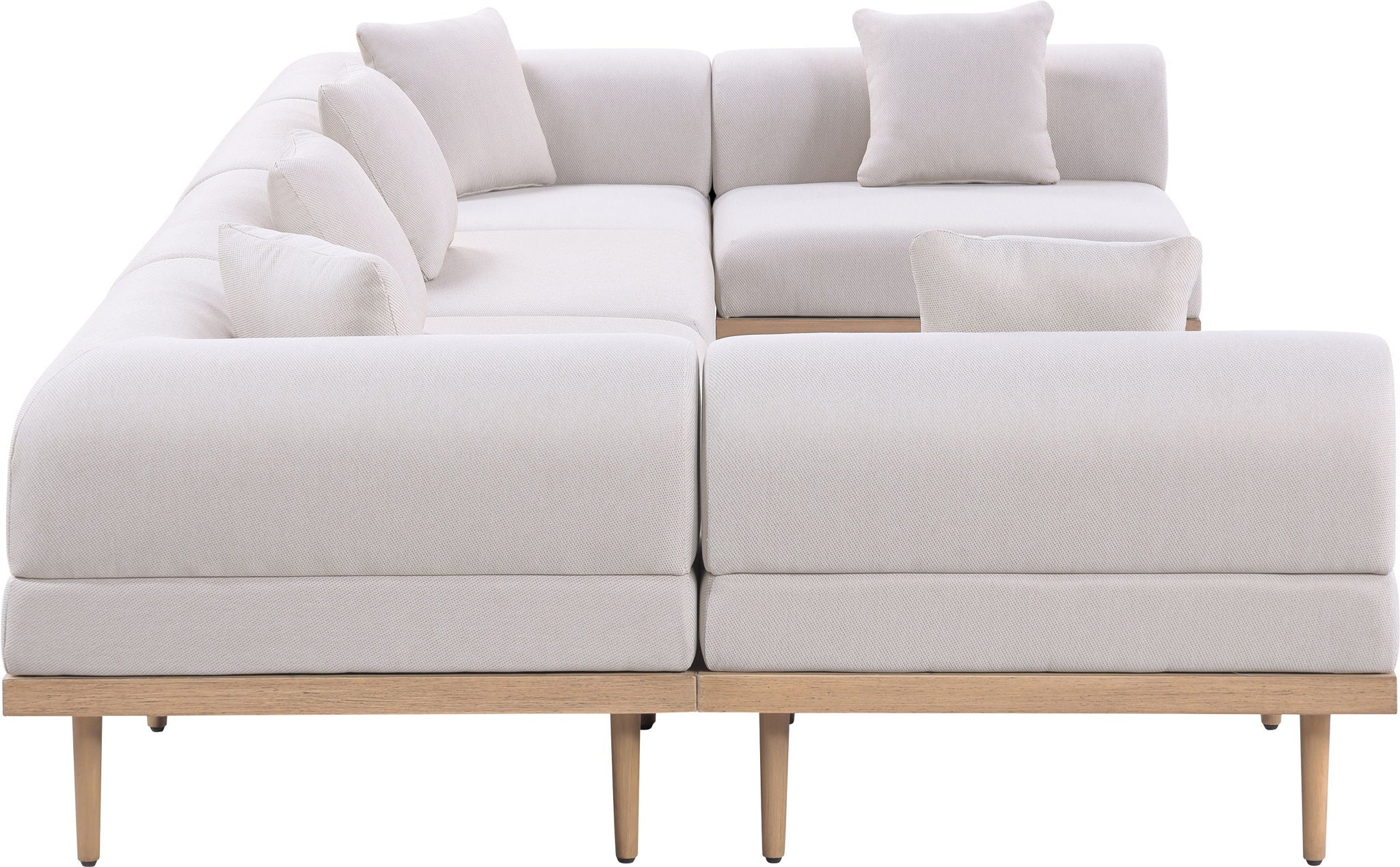 Laguna - 6 Piece 142" Outdoor Patio Modular Sectional - Urban Living Furniture (Los Angeles, CA)
