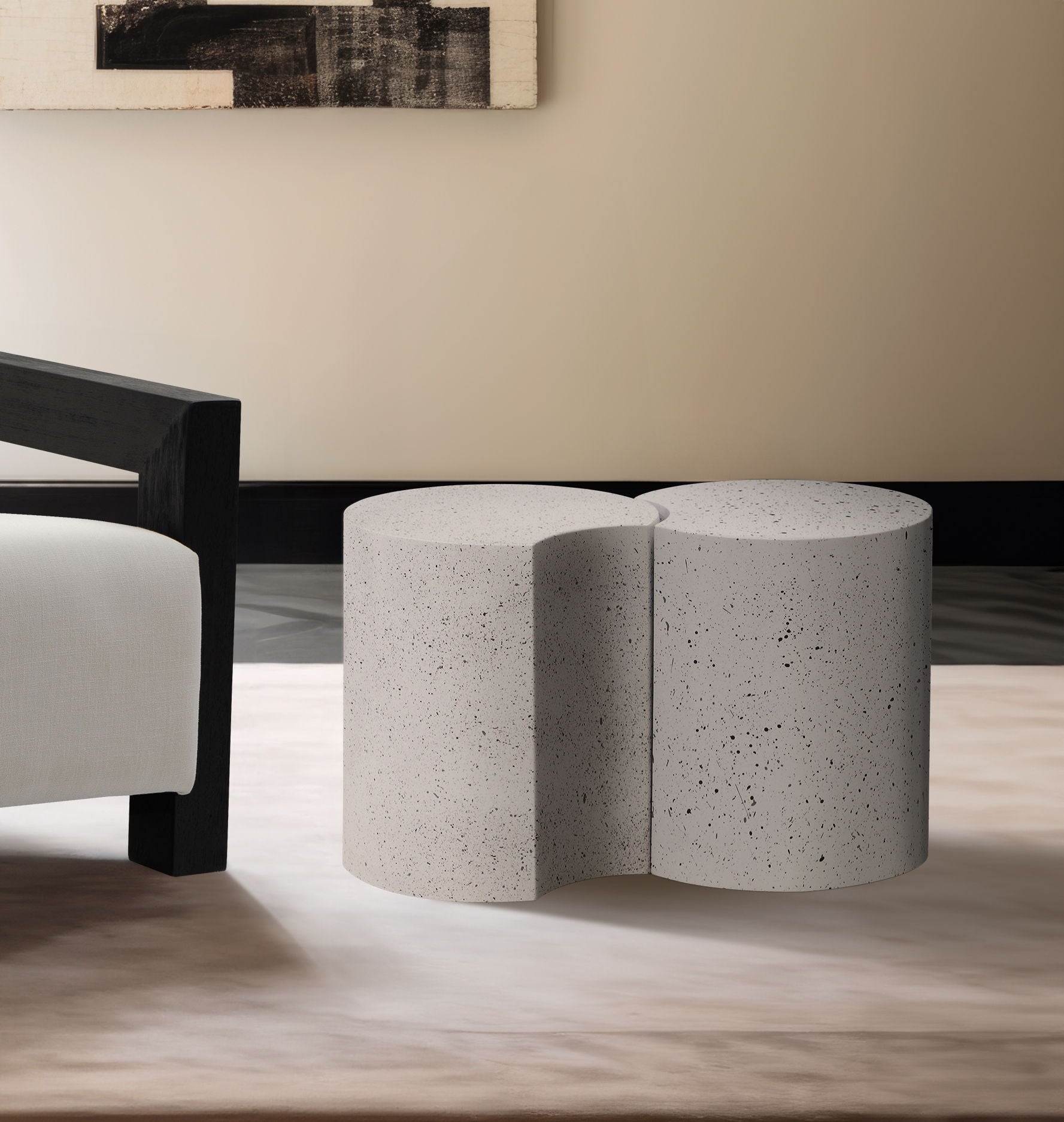 Dimple - 2 Piece Modular End Table - Terazzo Finish - Urban Living Furniture (Los Angeles, CA)