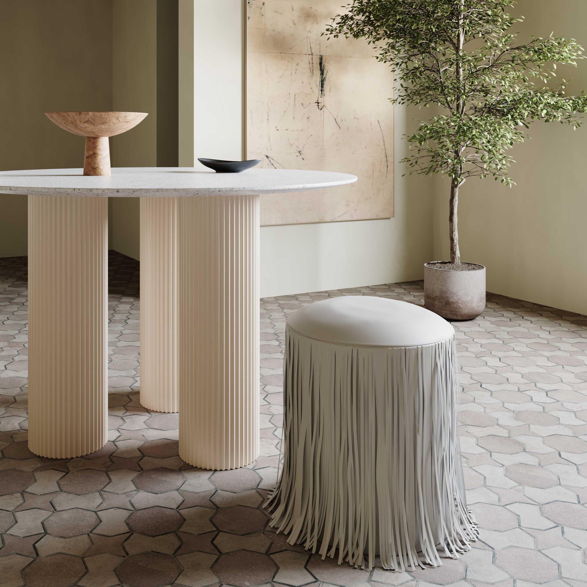 Shag Me - Ottoman - Urban Living Furniture (Los Angeles, CA)