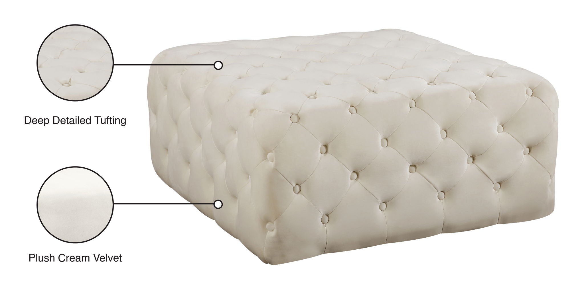 Ariel - Bench Ottoman - Urban Living Furniture (Los Angeles, CA)