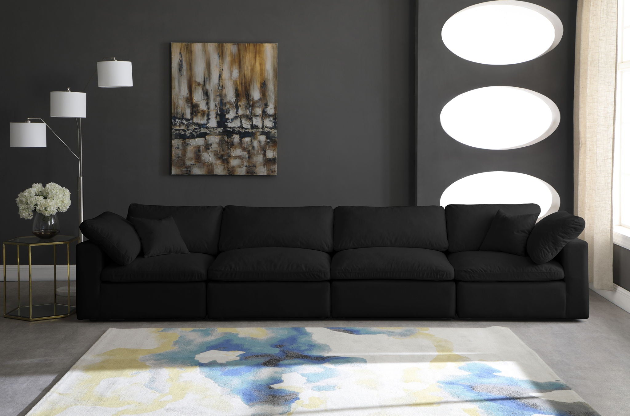 Cozy - Modular 4 Seat Sofa - Urban Living Furniture (Los Angeles, CA)