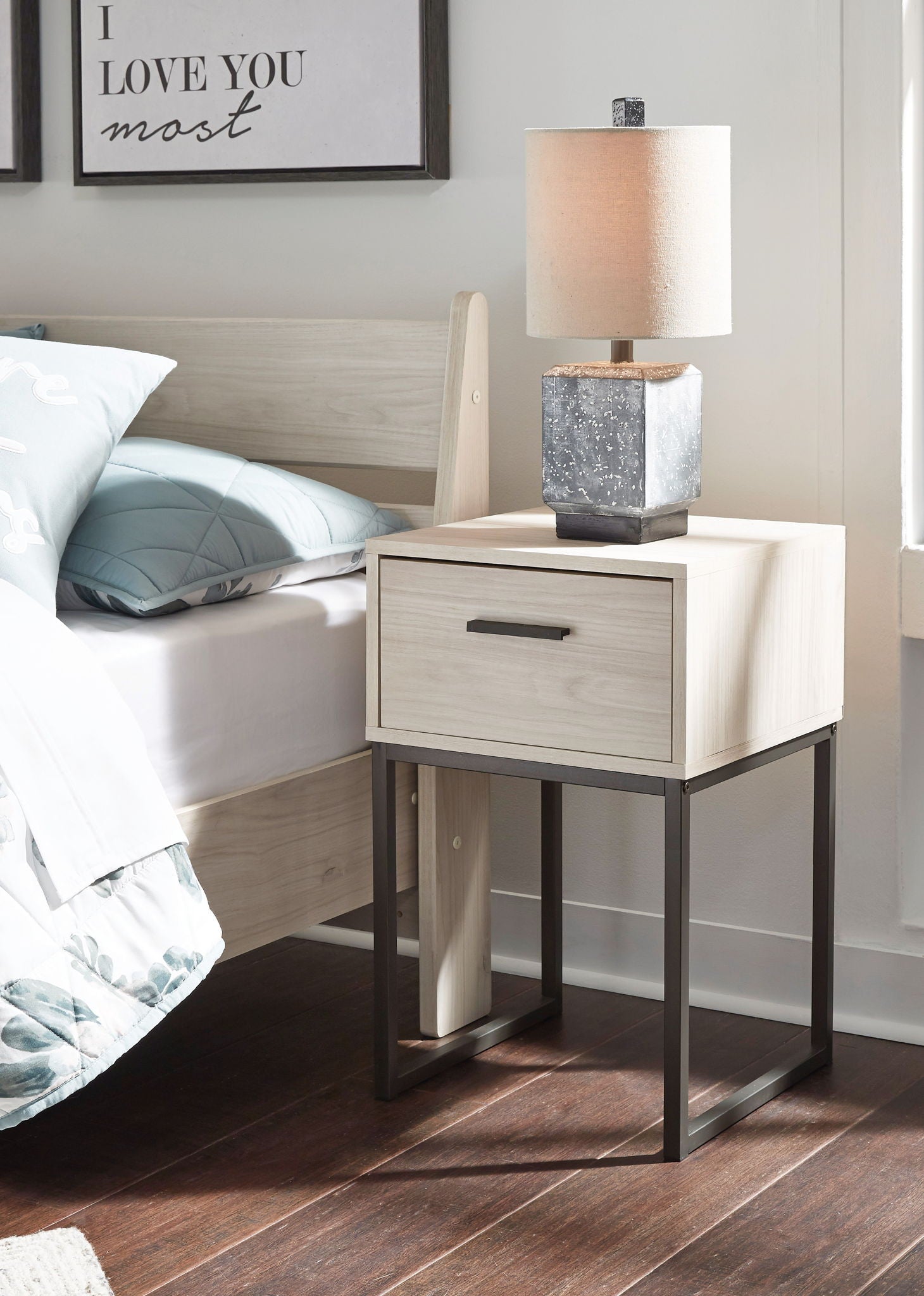 Socalle - One Drawer Night Stand - Urban Living Furniture (Los Angeles, CA)