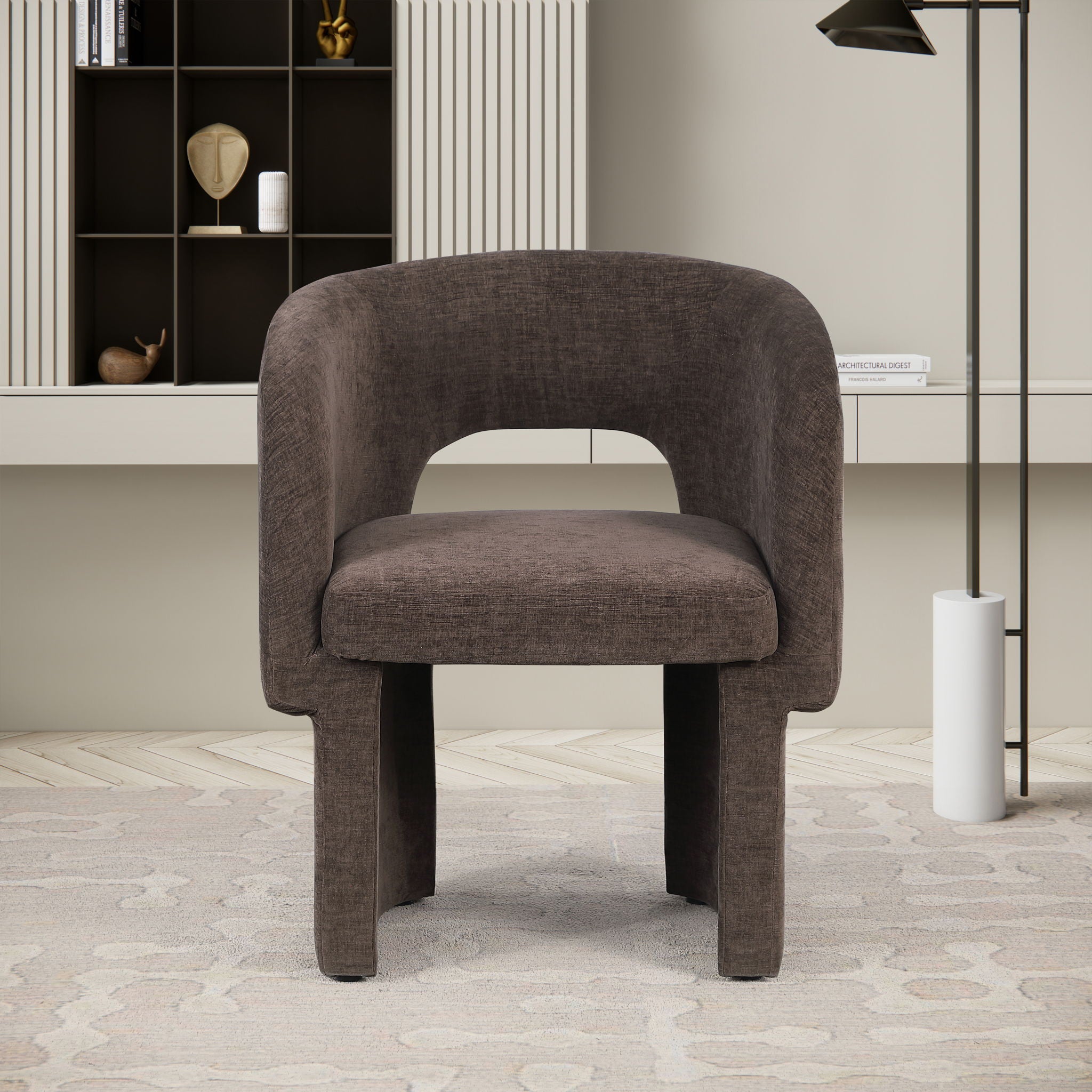 Emmet - Chenille Dining Chair / Accent Chair - Urban Living Furniture (Los Angeles, CA)