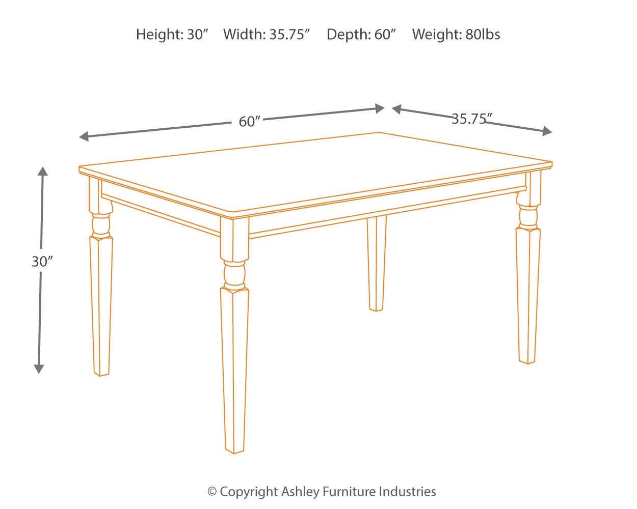 Owingsville - Black / Brown - Rectangular Dining Room Table - Urban Living Furniture (Los Angeles, CA)