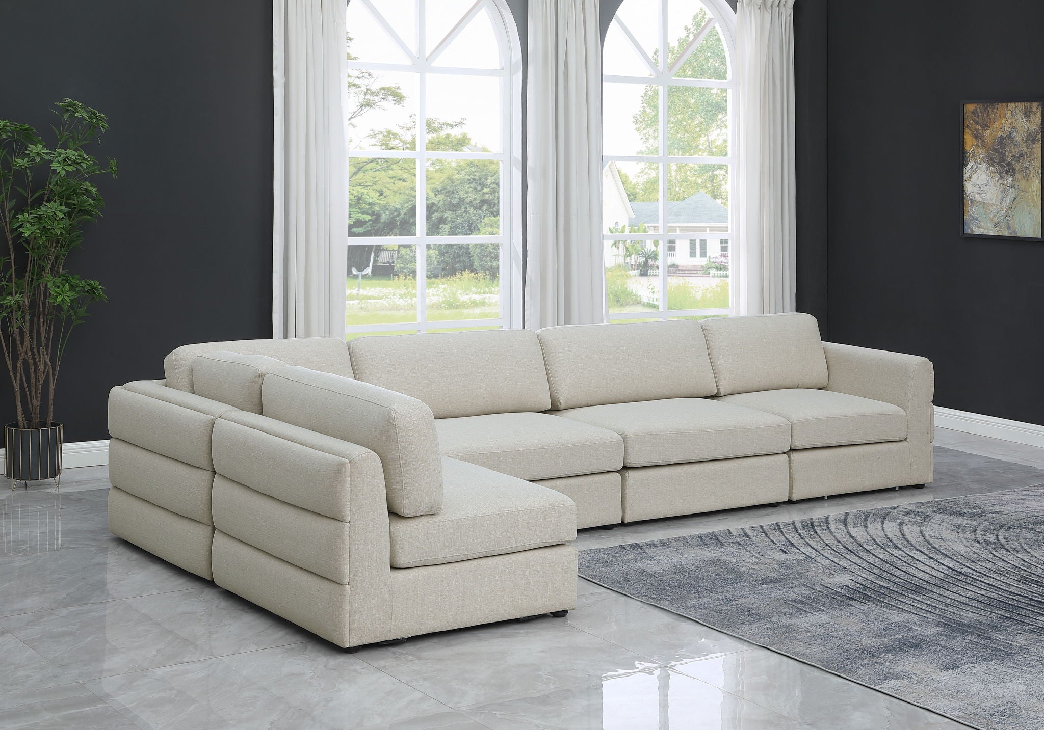 Beckham - 5 Piece Modular Sectional - Urban Living Furniture (Los Angeles, CA)