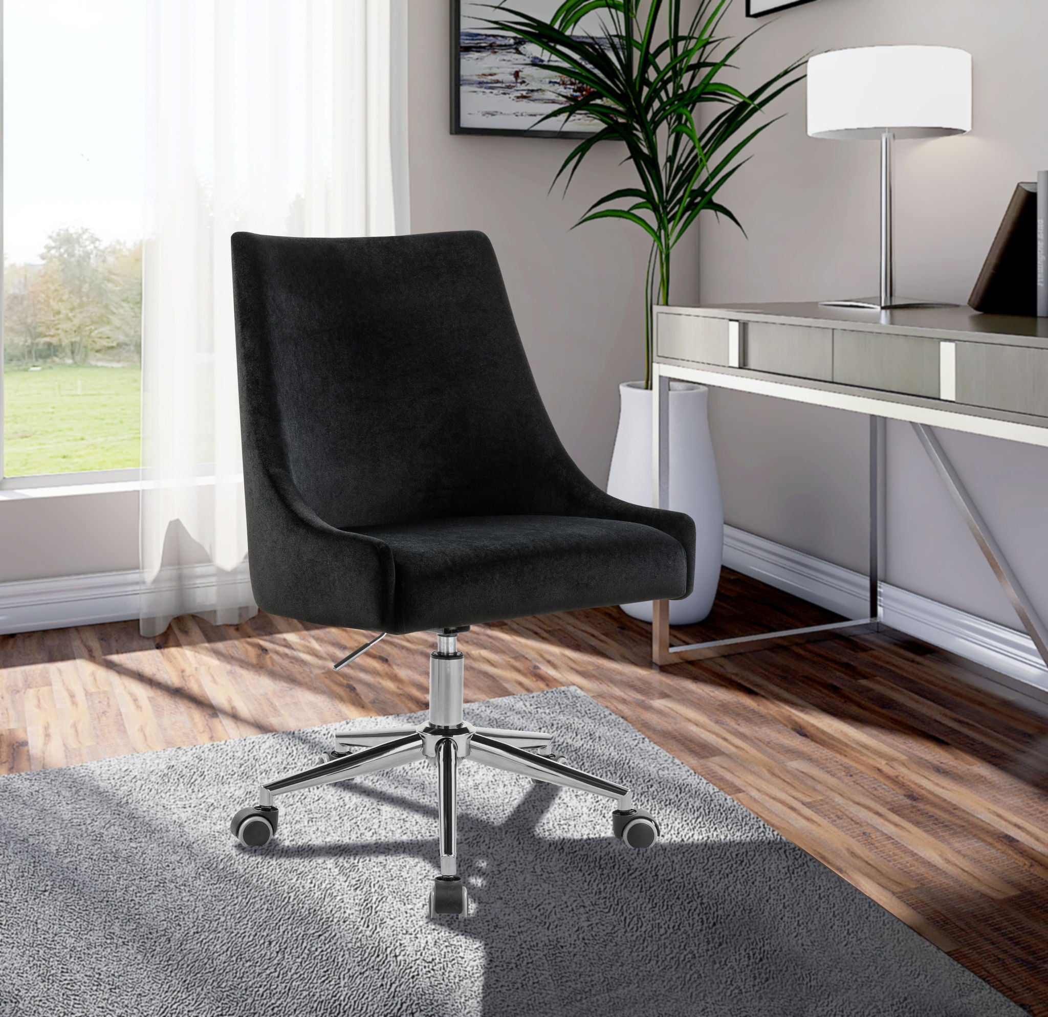 Karina - Office Chair with Chrome Legs - Urban Living Furniture (Los Angeles, CA)