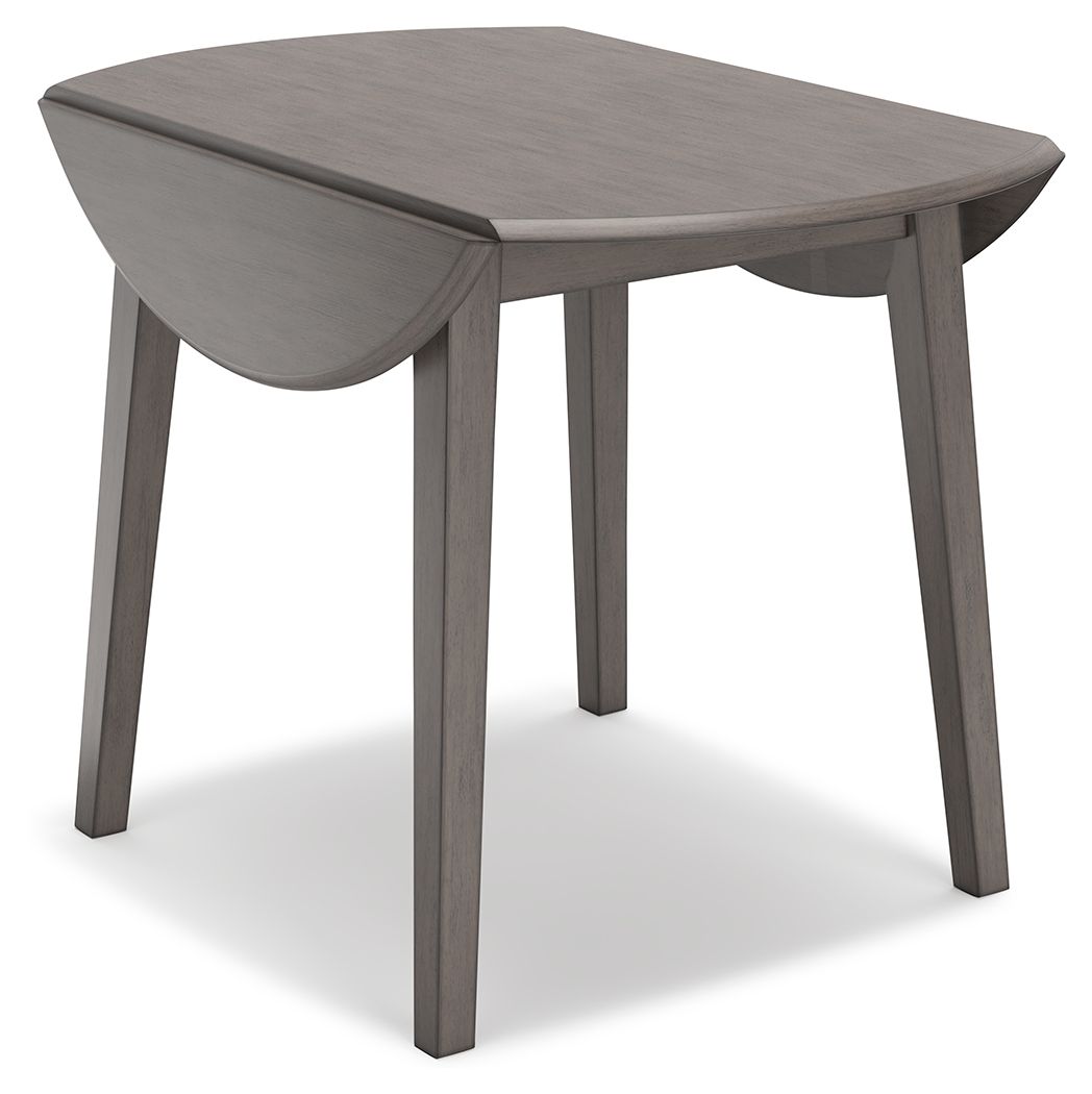 Shullden - 5 Pc. - Drop Leaf Table, 4 Side Chairs - Gray - Urban Living Furniture (Los Angeles, CA)