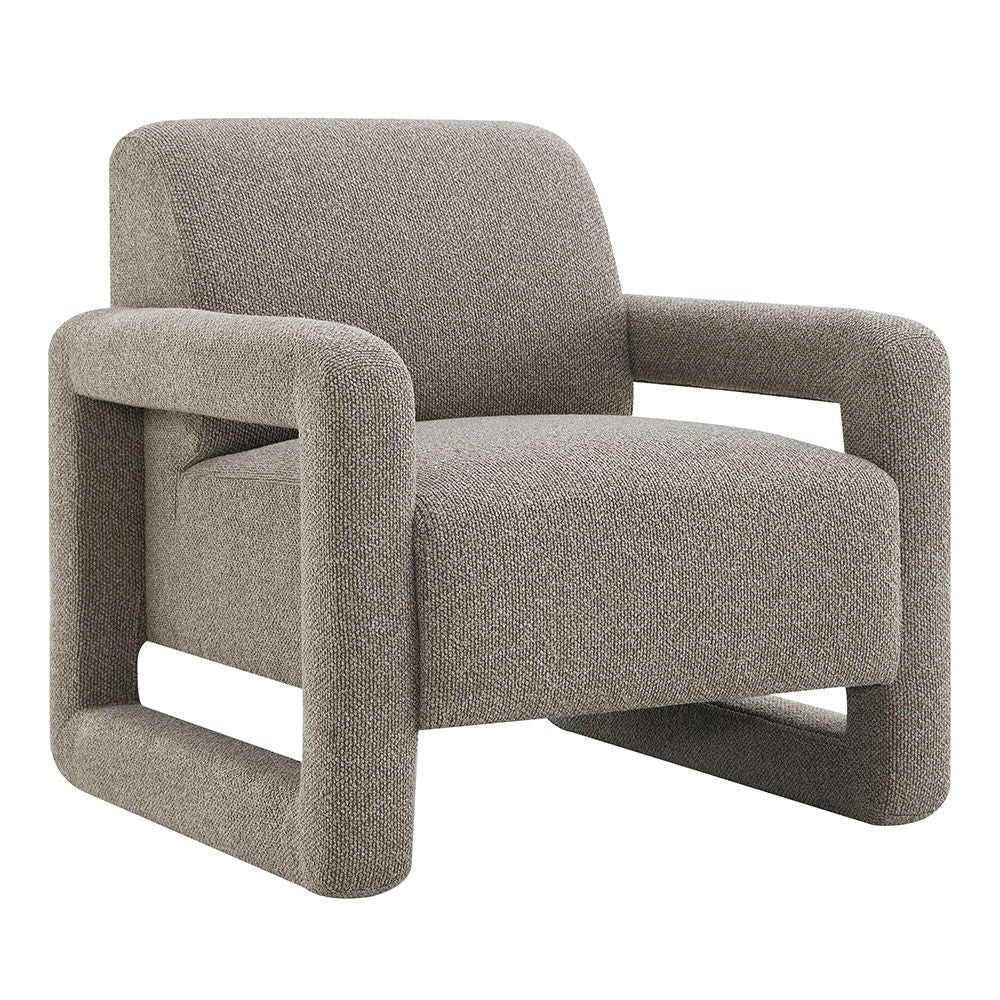 Glenda - Accent Chair - Gray Chenille - Urban Living Furniture (Los Angeles, CA)