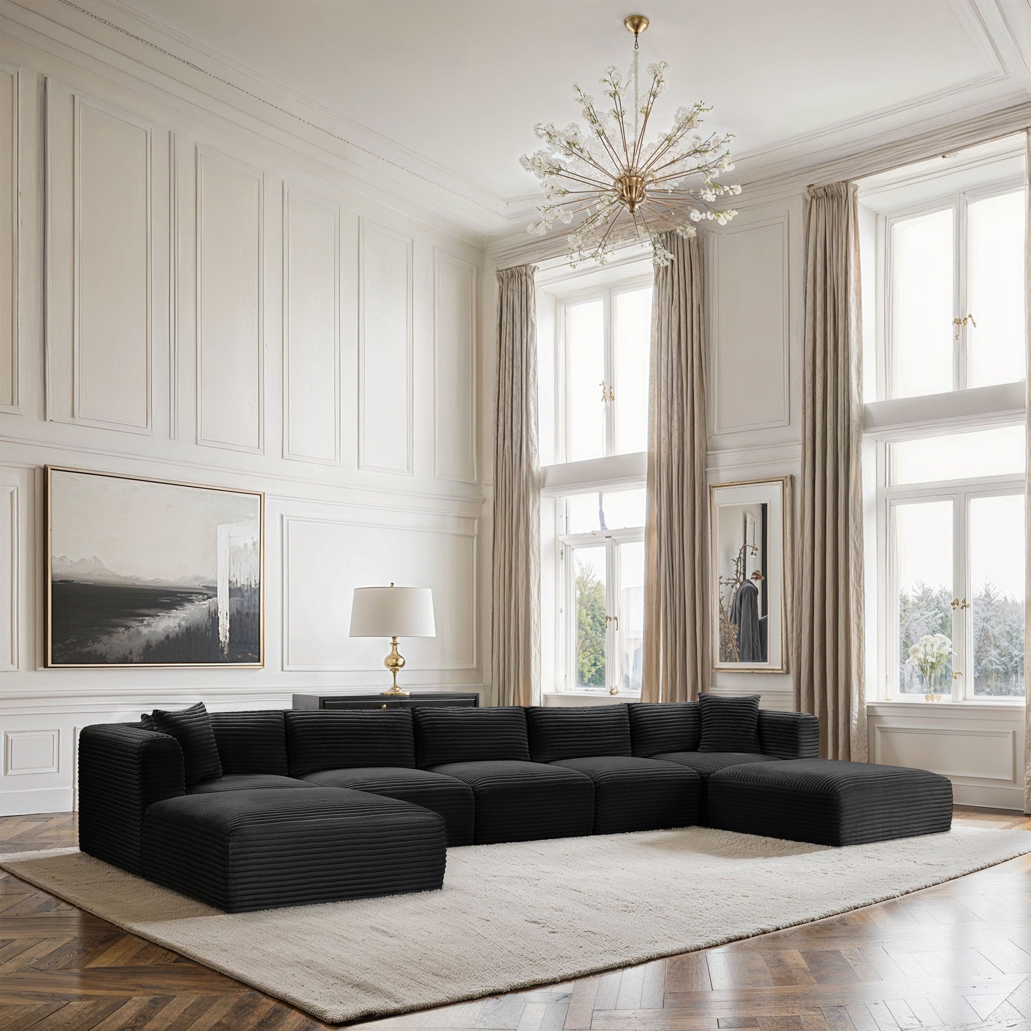 Shaggy - 7 Piece Modular Sectional With 2 Ottomans - Urban Living Furniture (Los Angeles, CA)