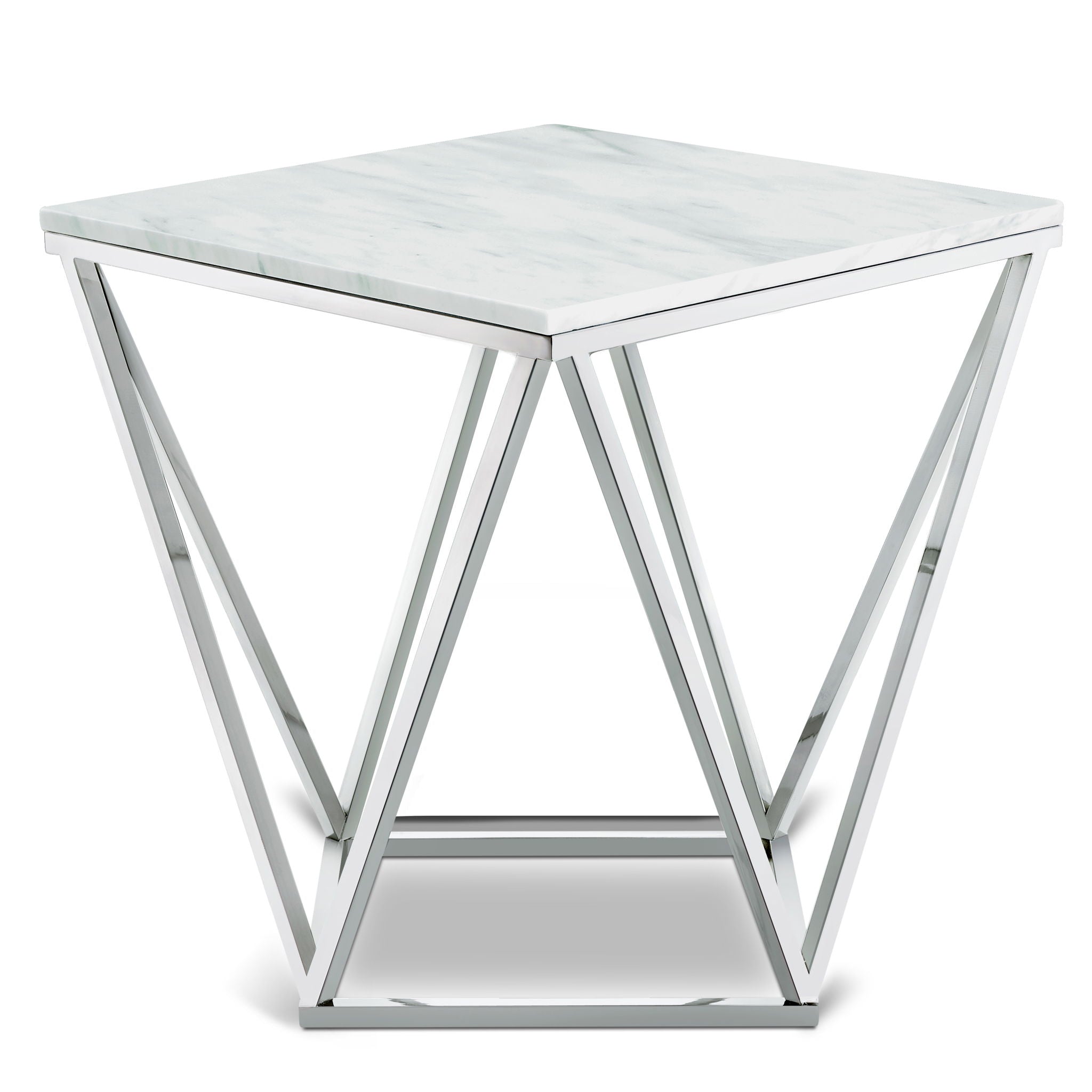 Skylar - End Table - Pearl Silver - Urban Living Furniture (Los Angeles, CA)