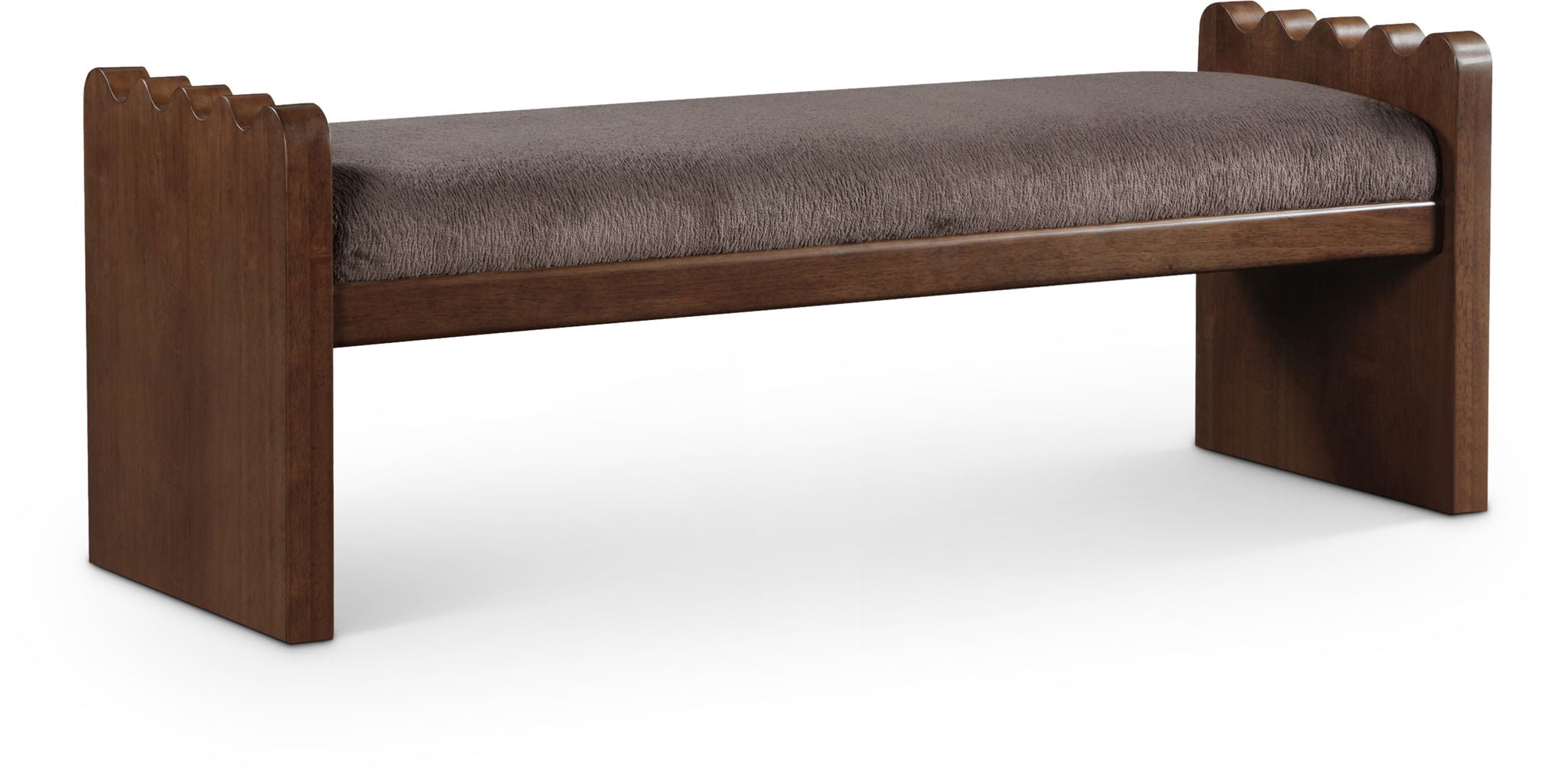 Sonia - Bench With Brown Base - Urban Living Furniture (Los Angeles, CA)