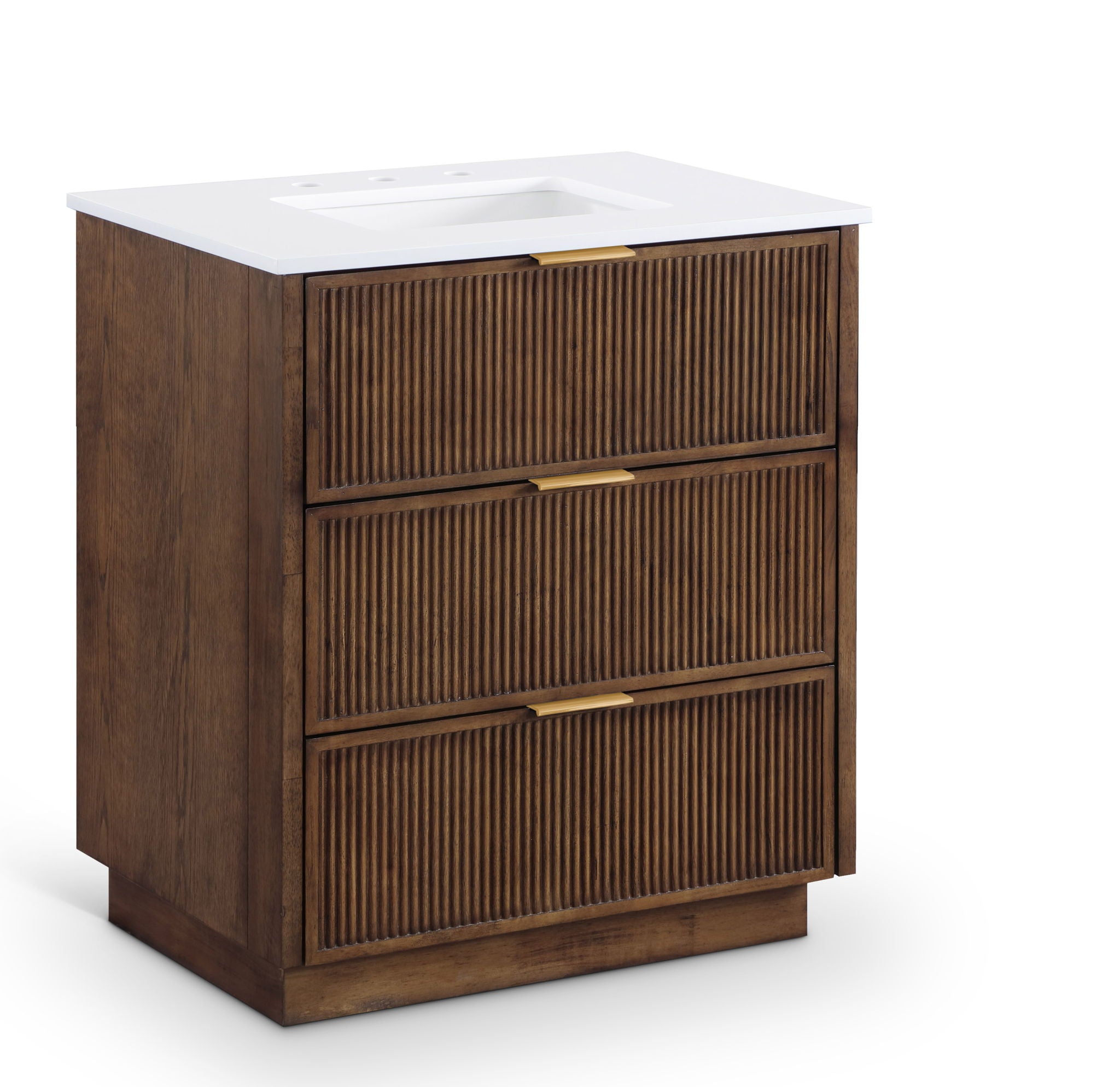 Willard - Engineered Stone And Solid Wood Bathroom Vanity - Urban Living Furniture (Los Angeles, CA)