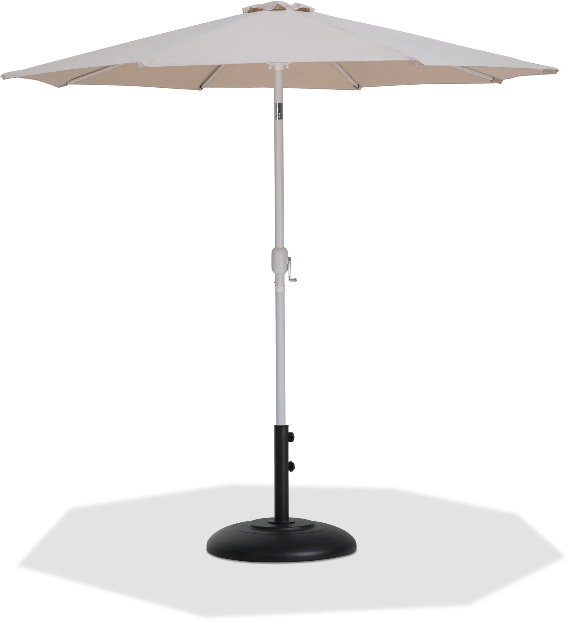 Fiji - Aluminum Patio Umbrella With Round Black And White Base - Urban Living Furniture (Los Angeles, CA)