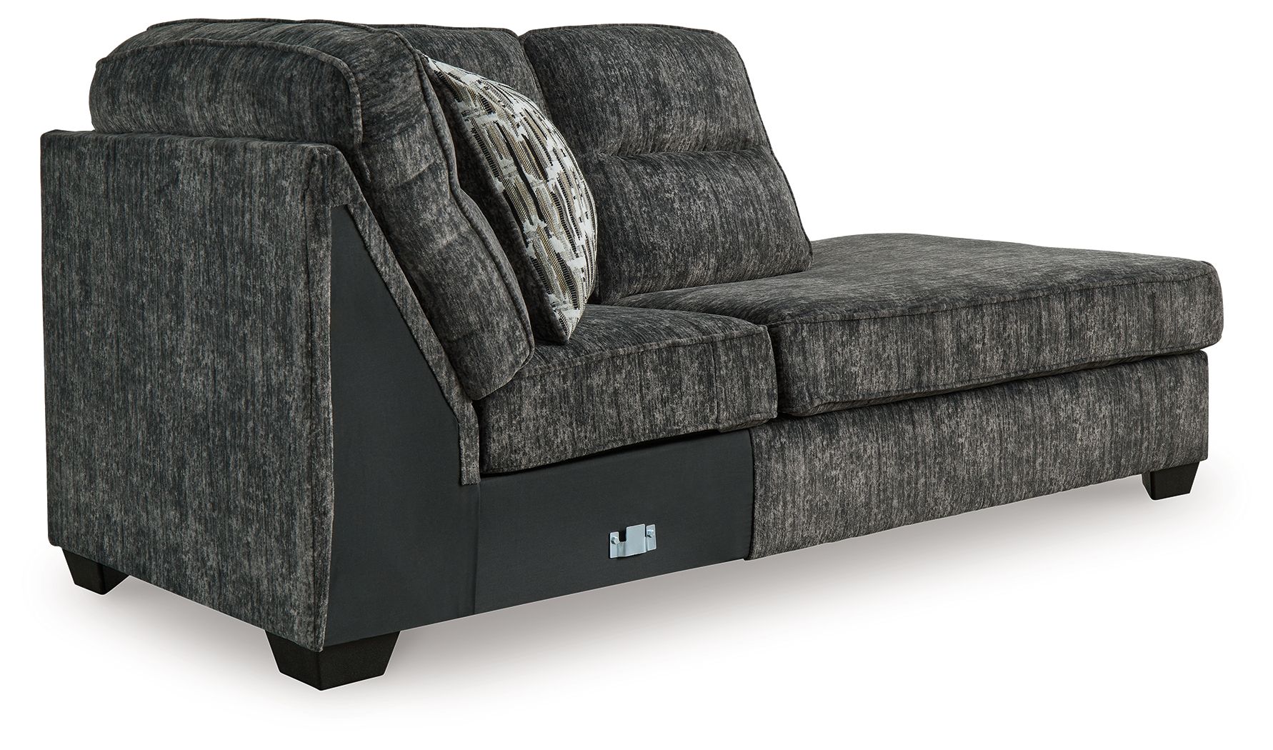 Lonoke - Gunmetal - Raf Corner Chaise - Urban Living Furniture (Los Angeles, CA)