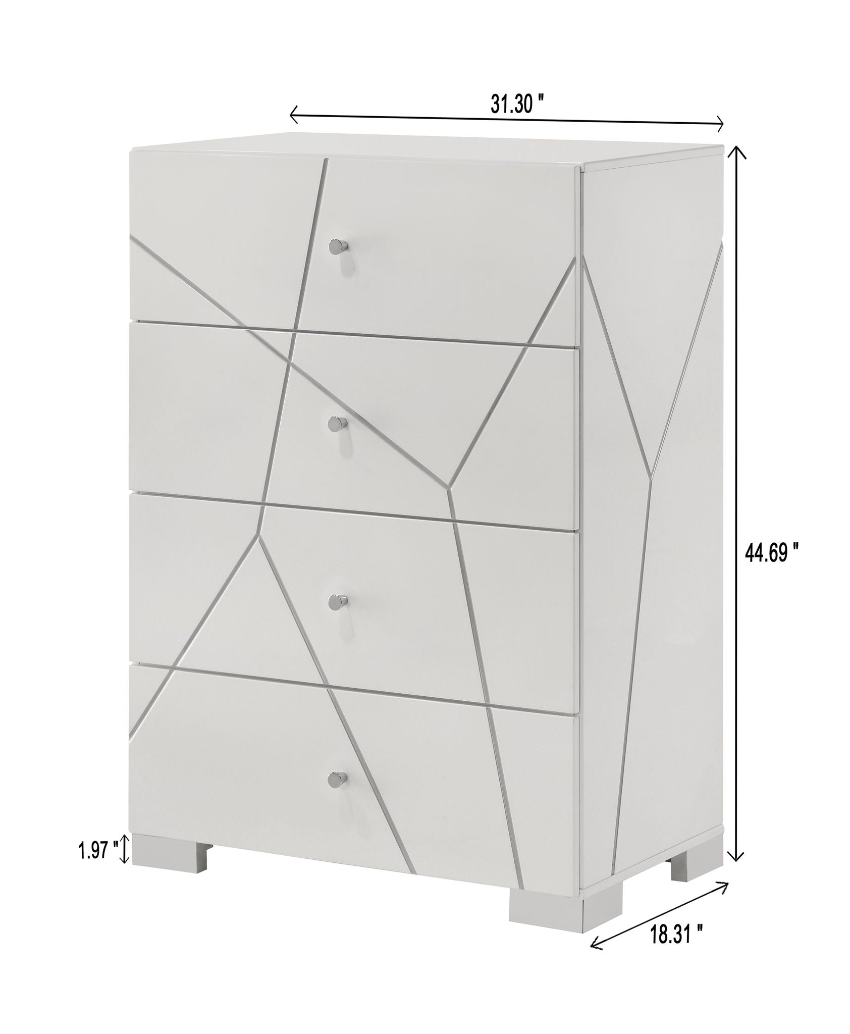 Ayla - Chest - White - Urban Living Furniture (Los Angeles, CA)