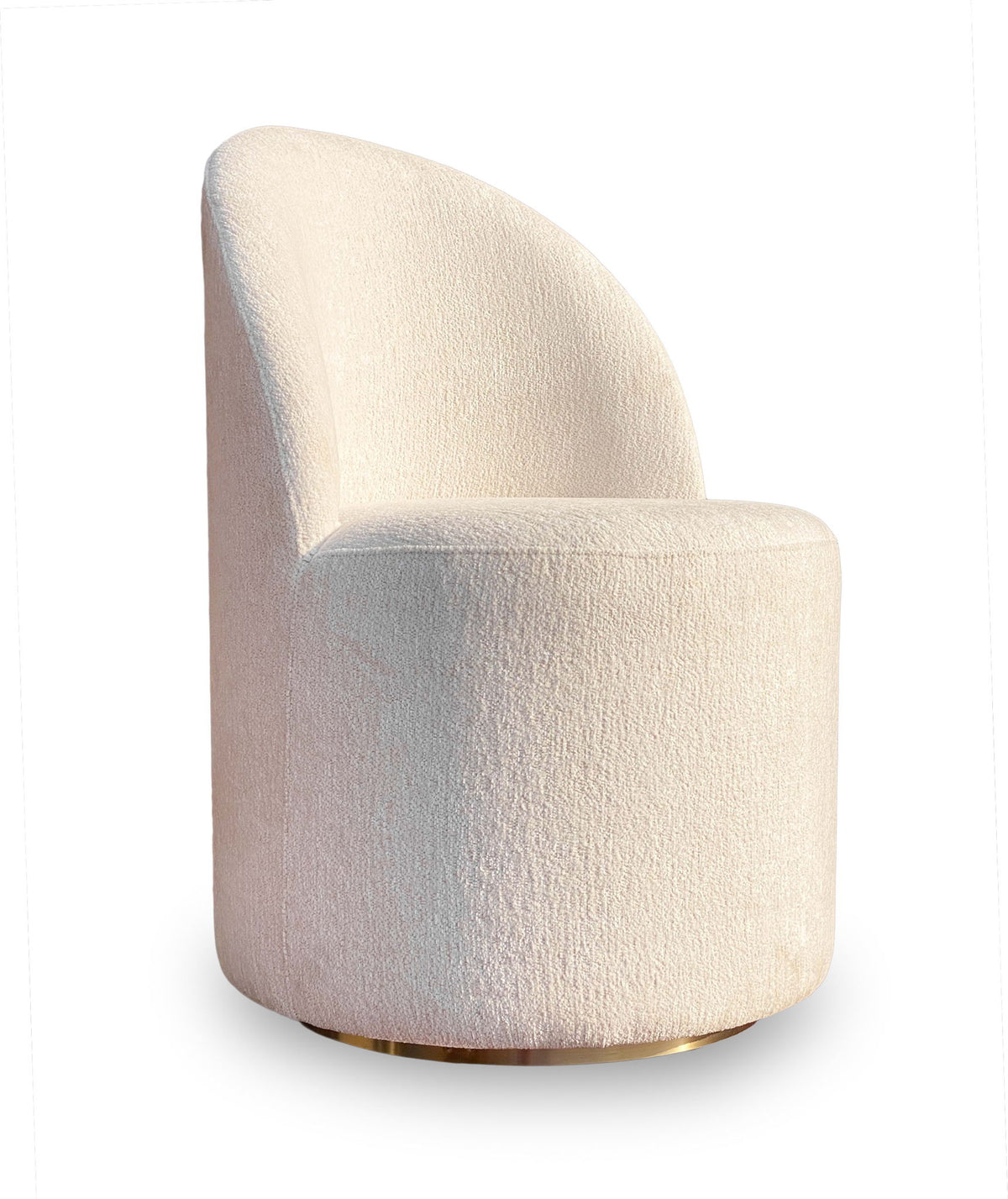 Zinnia - Fully Upholstered Swivel Chair - Dune Chenille