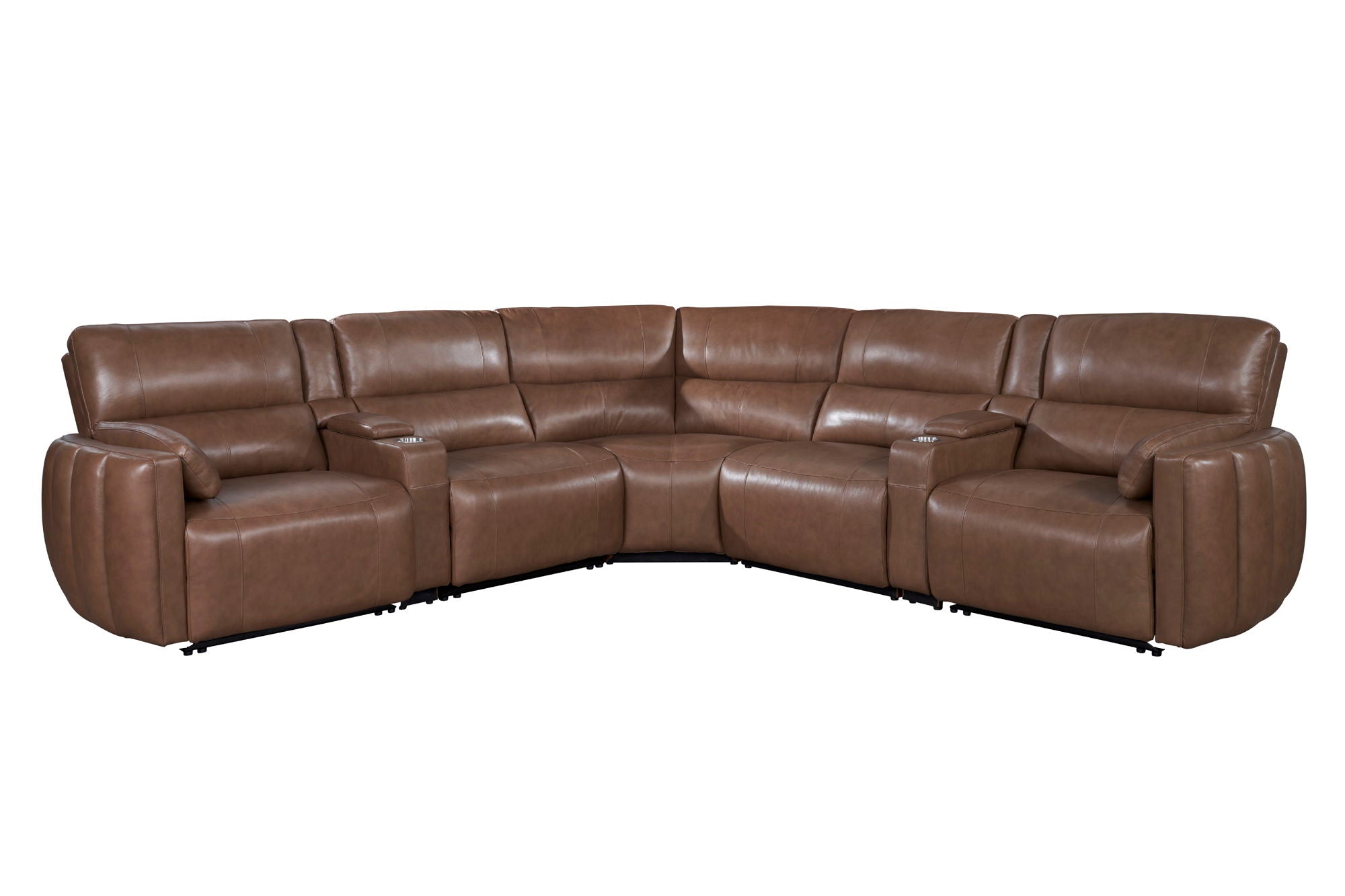 Modesto - Modular Power Reclining Sectional With Power Adjustable Headrests - Urban Living Furniture (Los Angeles, CA)