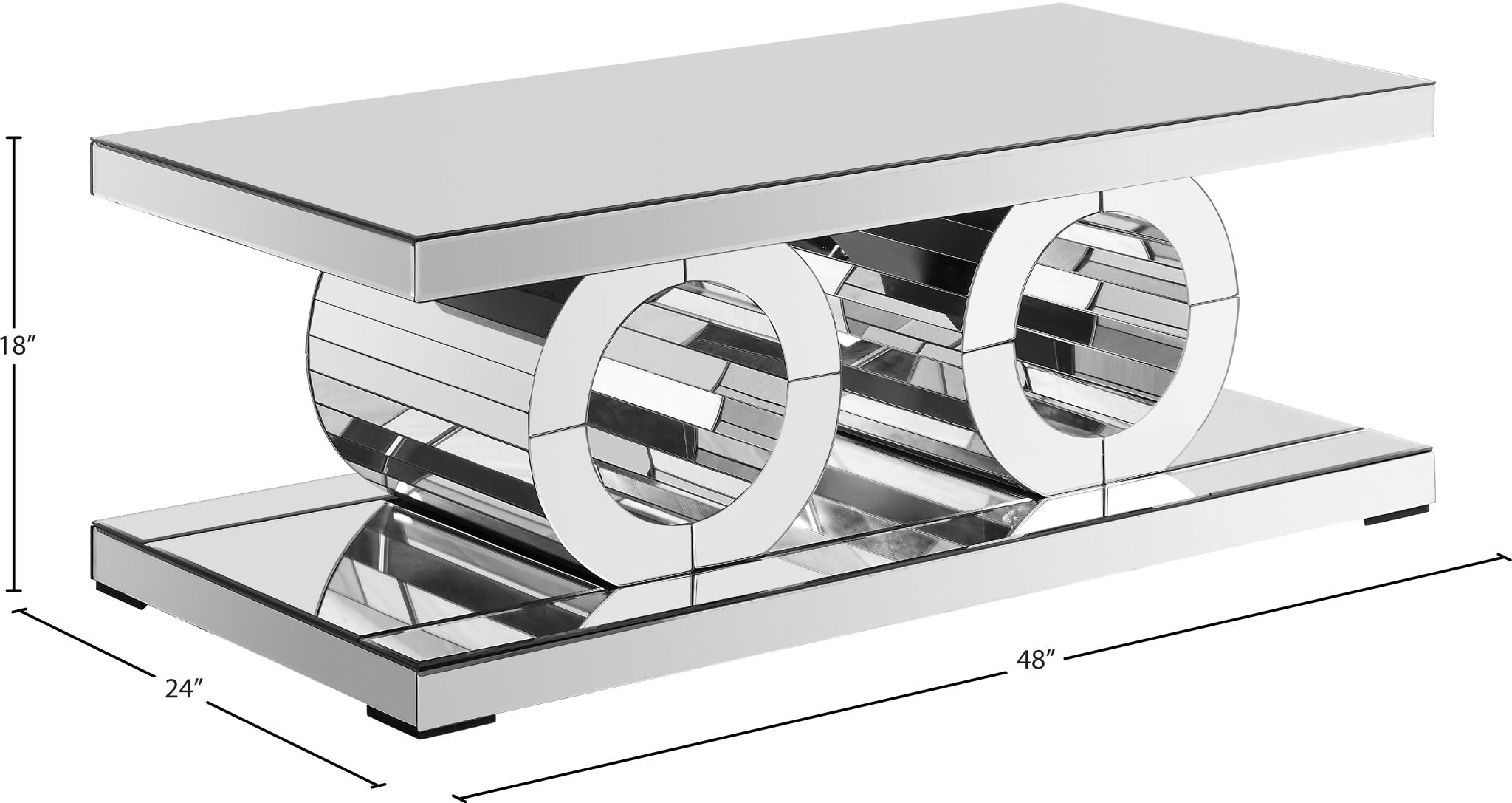 Jocelyn - Coffee Table - Pearl Silver - Urban Living Furniture (Los Angeles, CA)