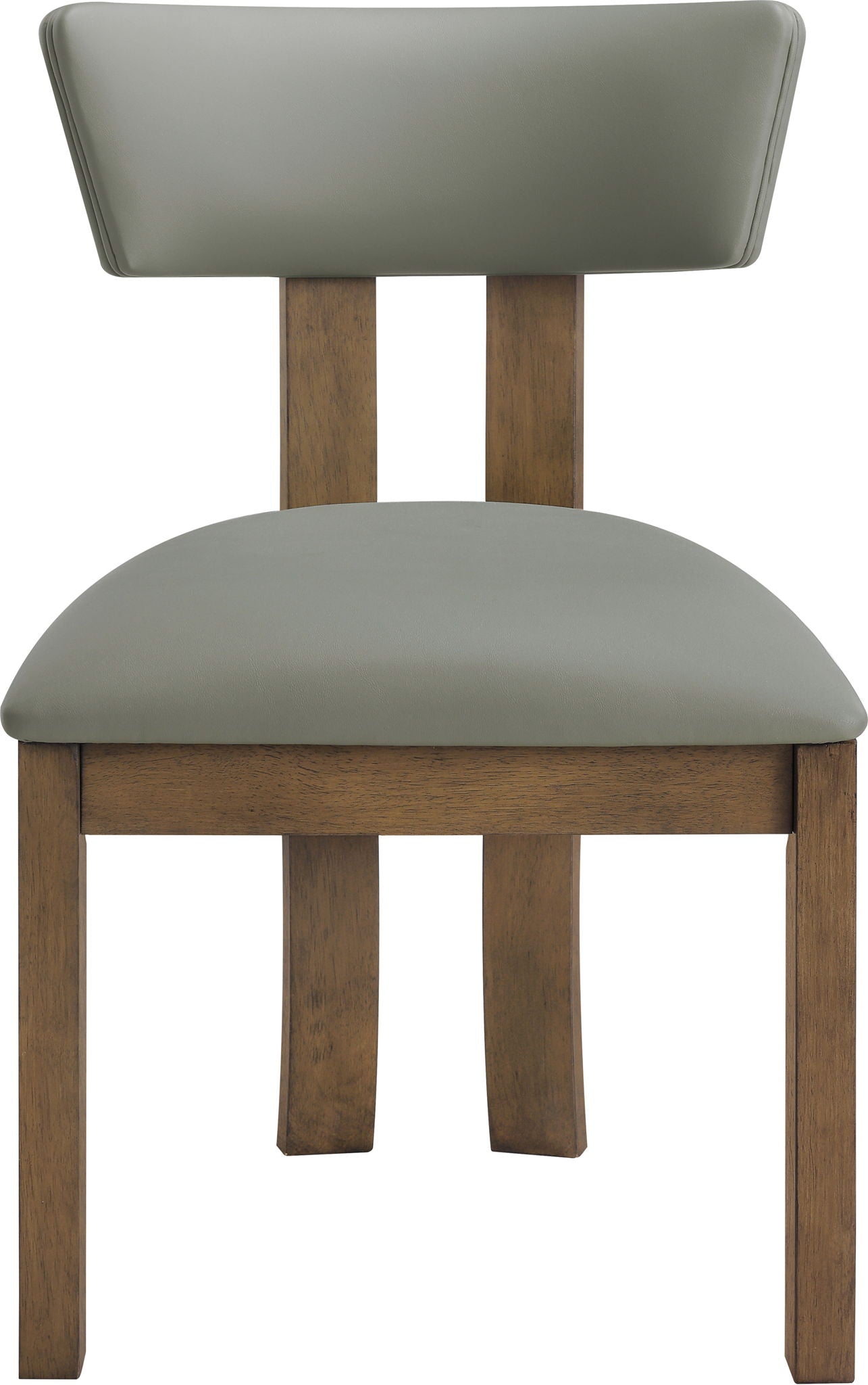 Lavrin - Vegan Leather Upholstered Dining Side Chair (Set of 2) - Walnut Base - Urban Living Furniture (Los Angeles, CA)