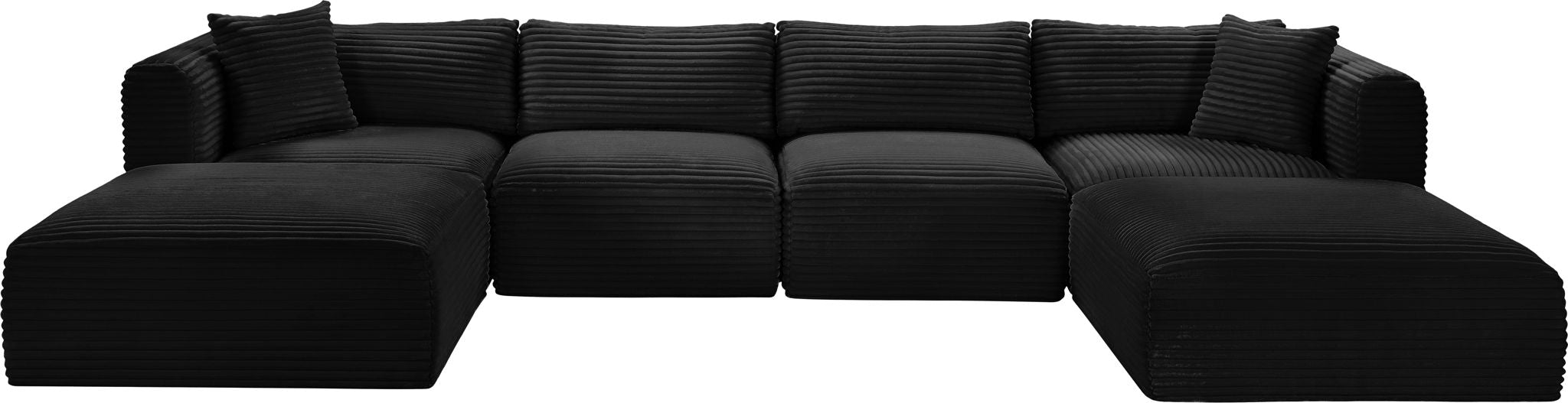 Shaggy - 6 Piece Modular Sectional With 2 Ottomans - Urban Living Furniture (Los Angeles, CA)
