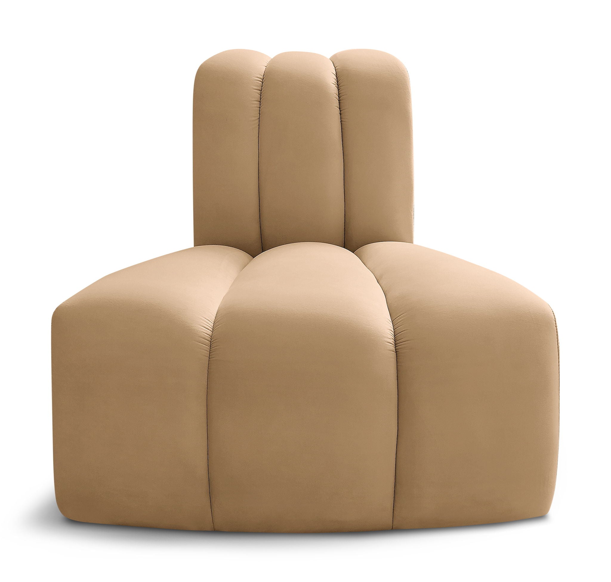 Arc - Velvet Reverse Corner Chair - Urban Living Furniture (Los Angeles, CA)