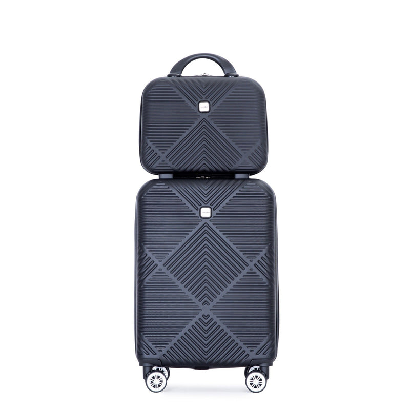 2 Piece Luggage Sets Lightweight Suitcase, Spinner Wheels