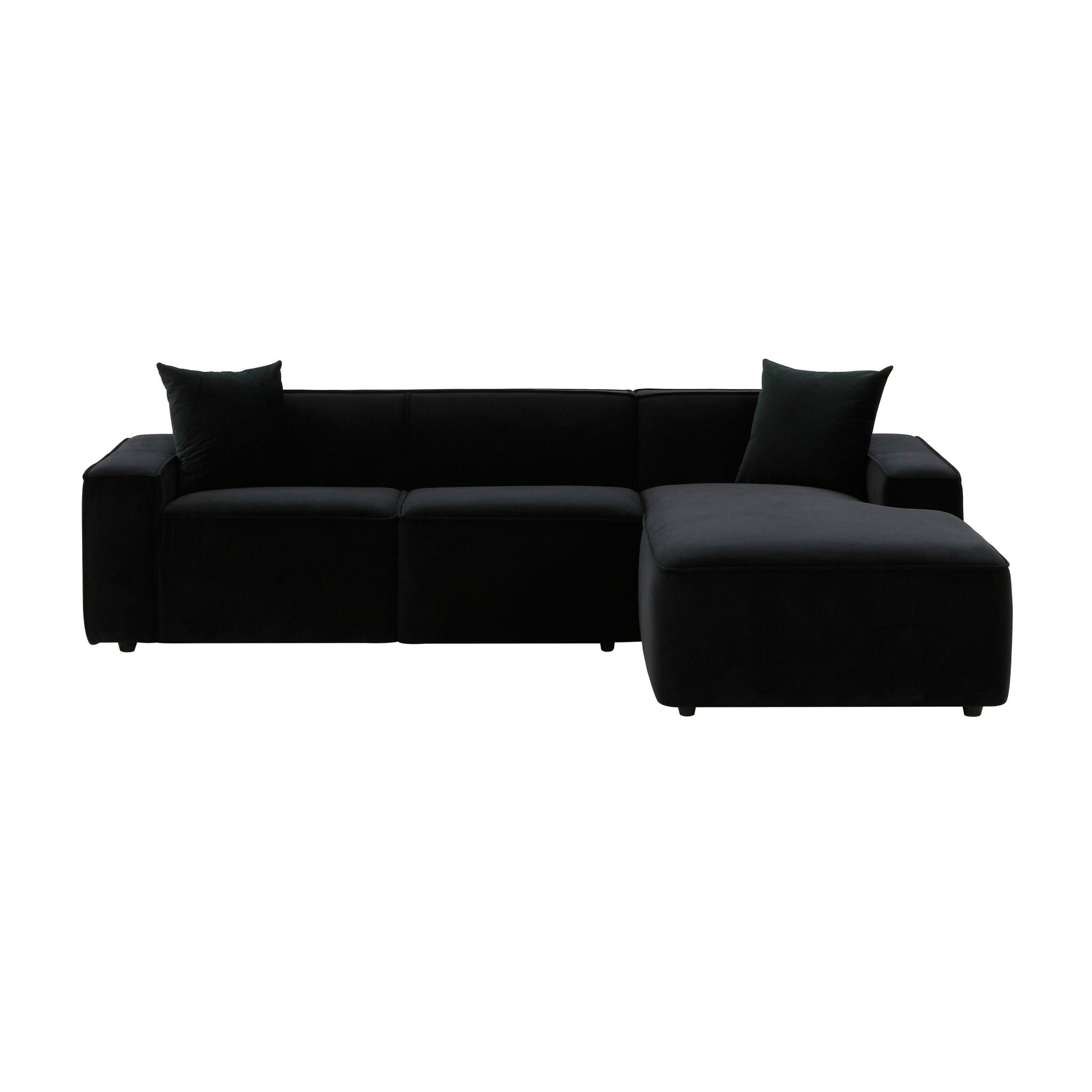 Olafur - Velvet Sectional - Urban Living Furniture (Los Angeles, CA)